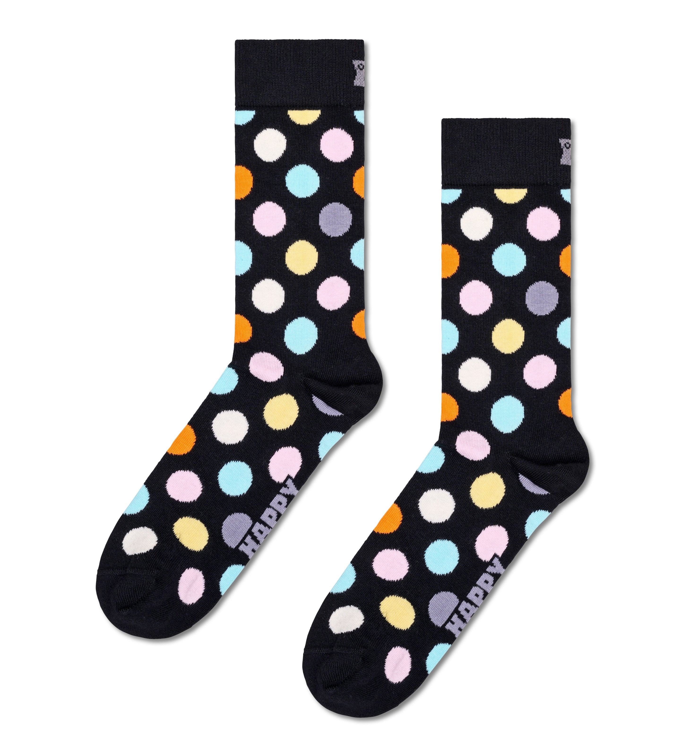 クルー丈 ソックス（ビッグドット） – Happy Socks