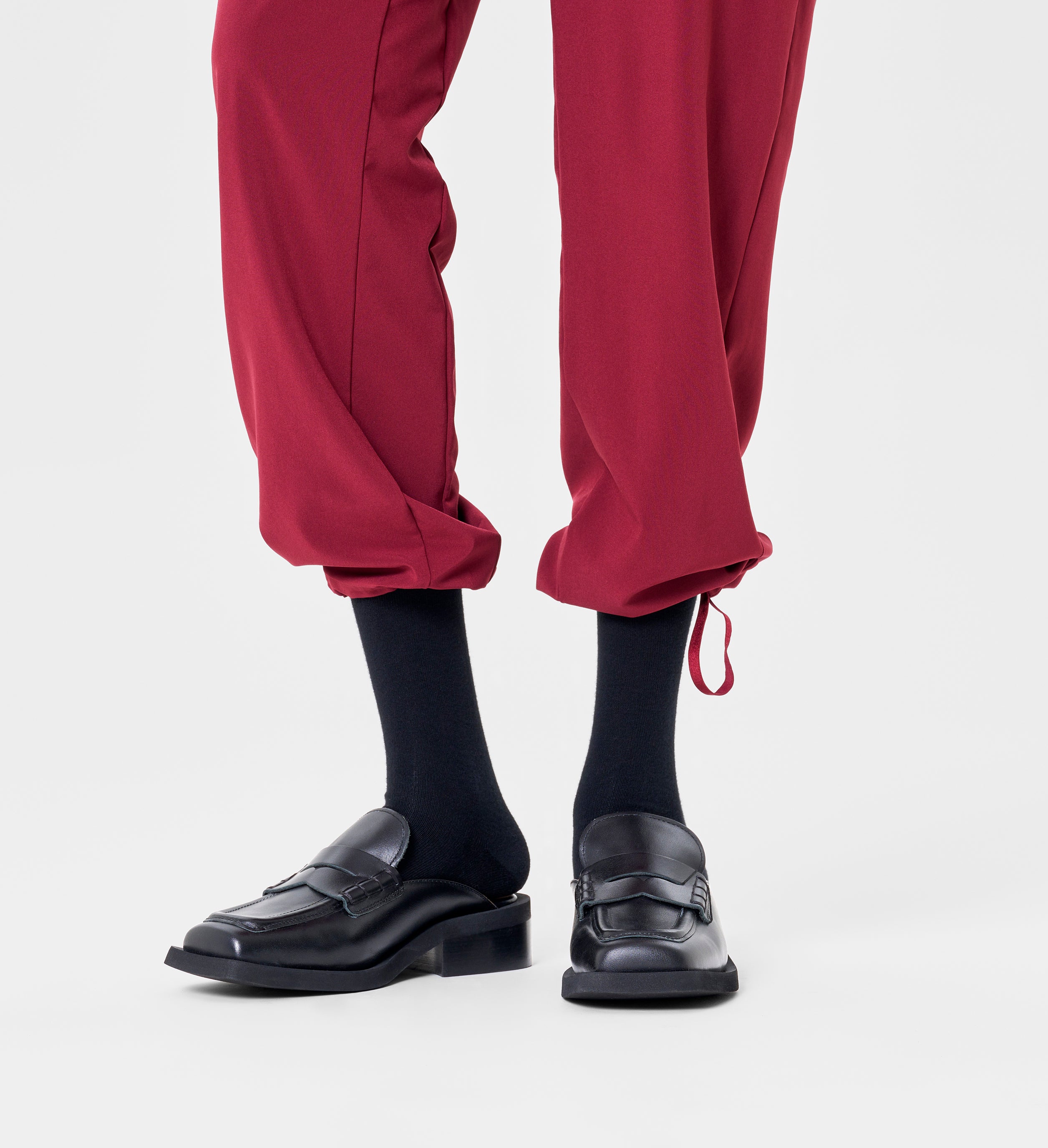 クルー丈 ソックス(ソリッド)