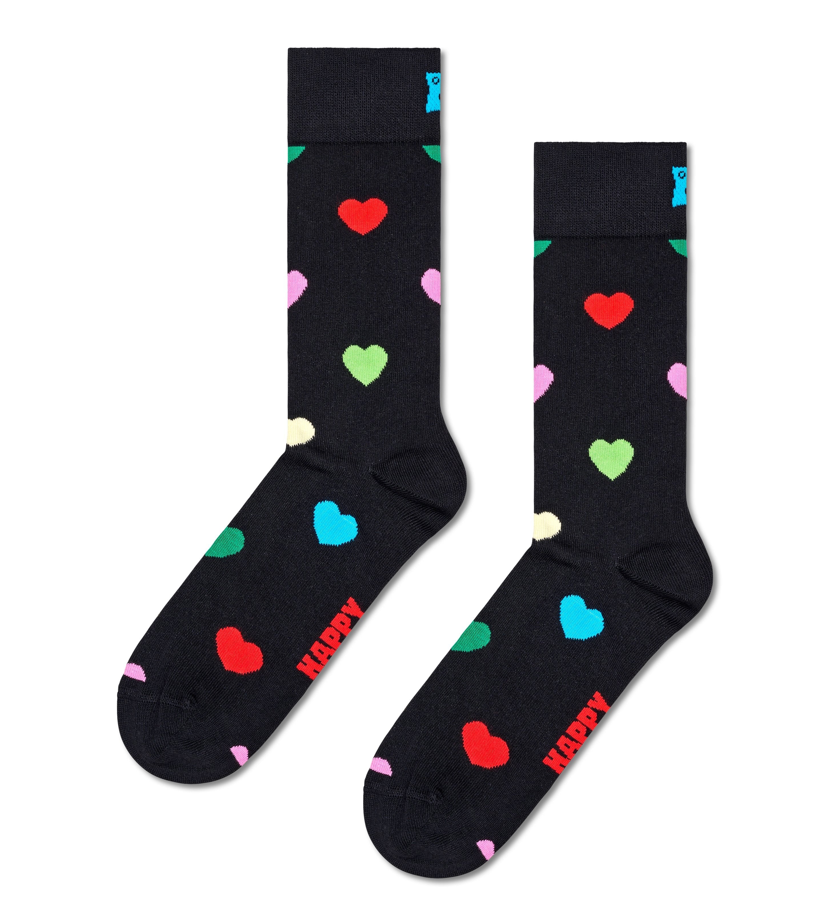 Crew length socks (heart)
