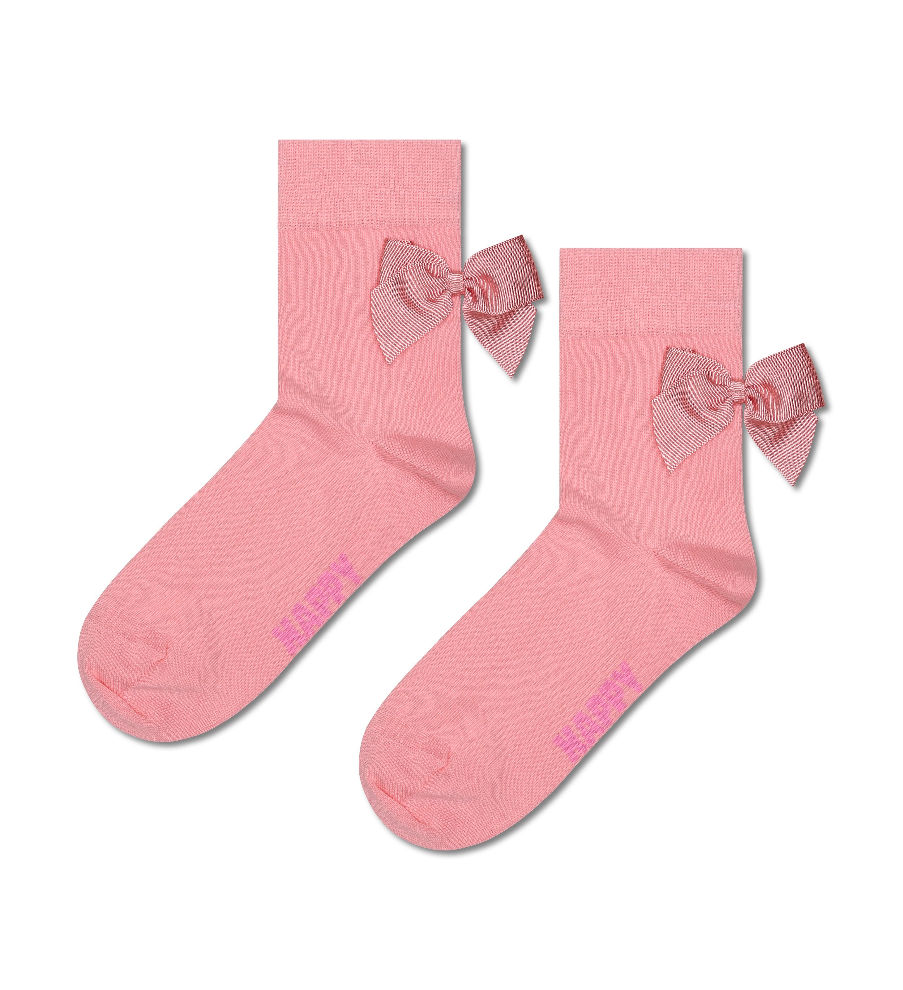 1/2 crew length socks (ribbon)