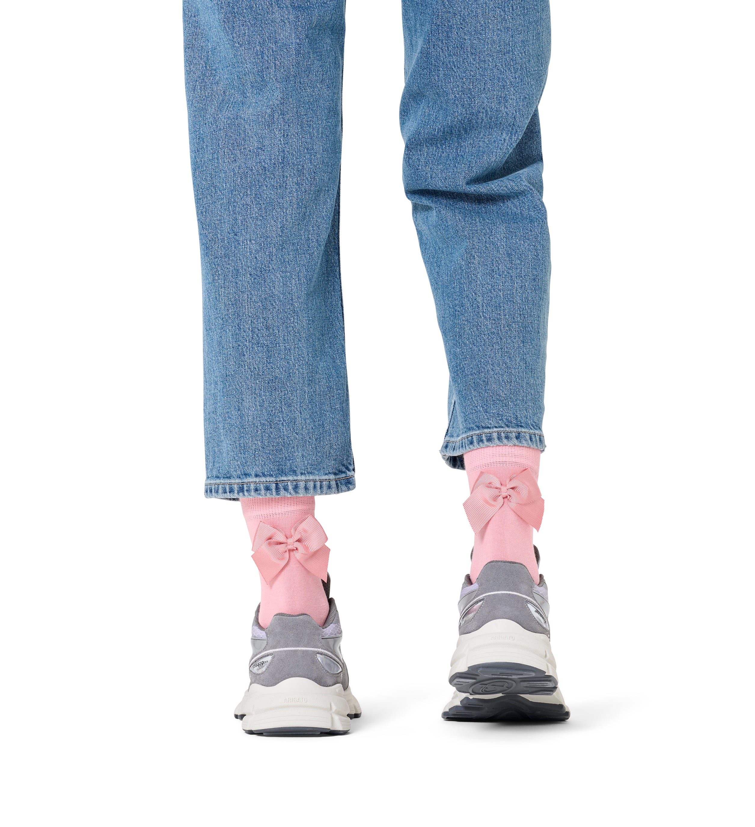 1/2 crew length socks (ribbon)