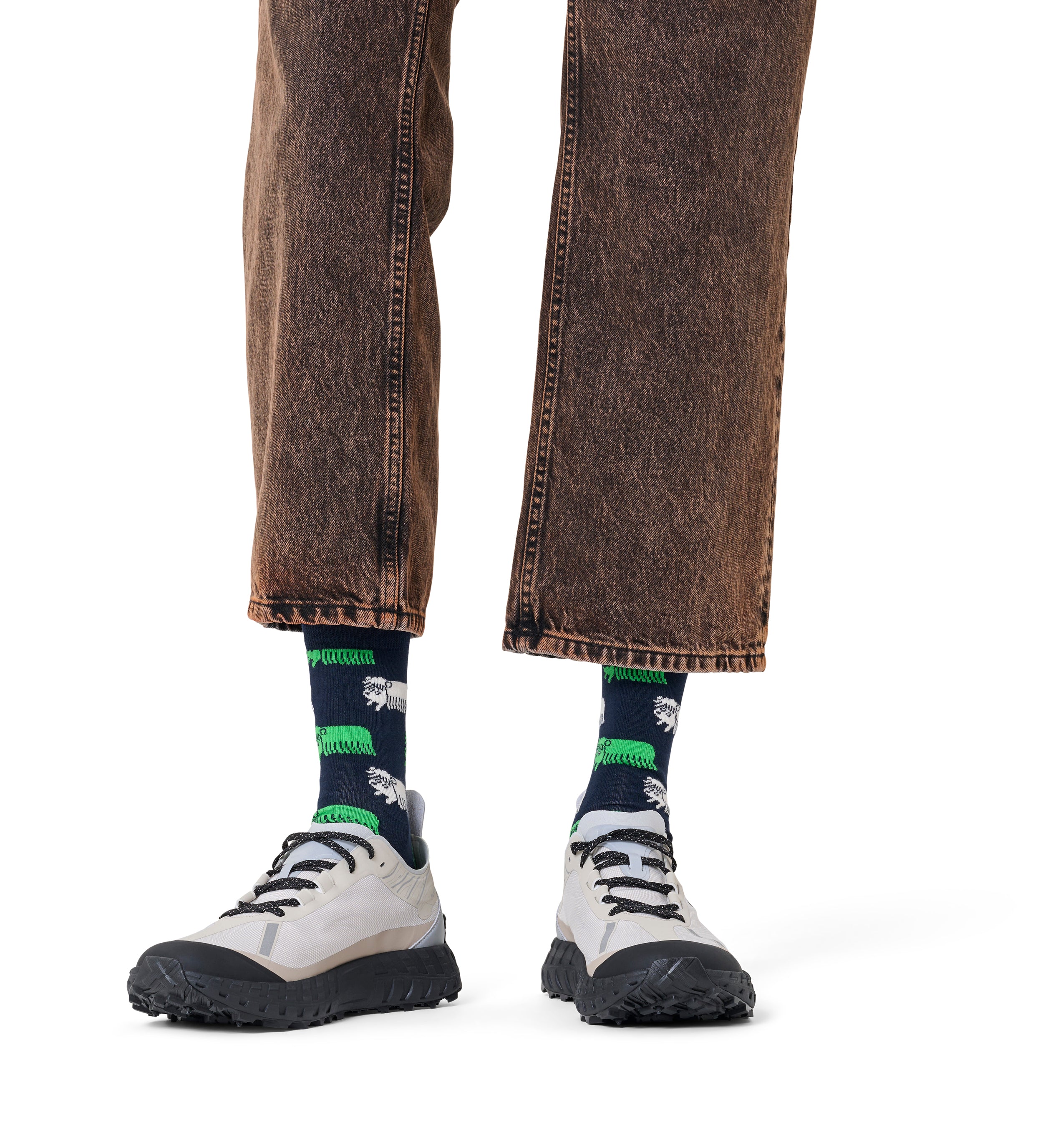 クルー丈 ソックス(モルモット)