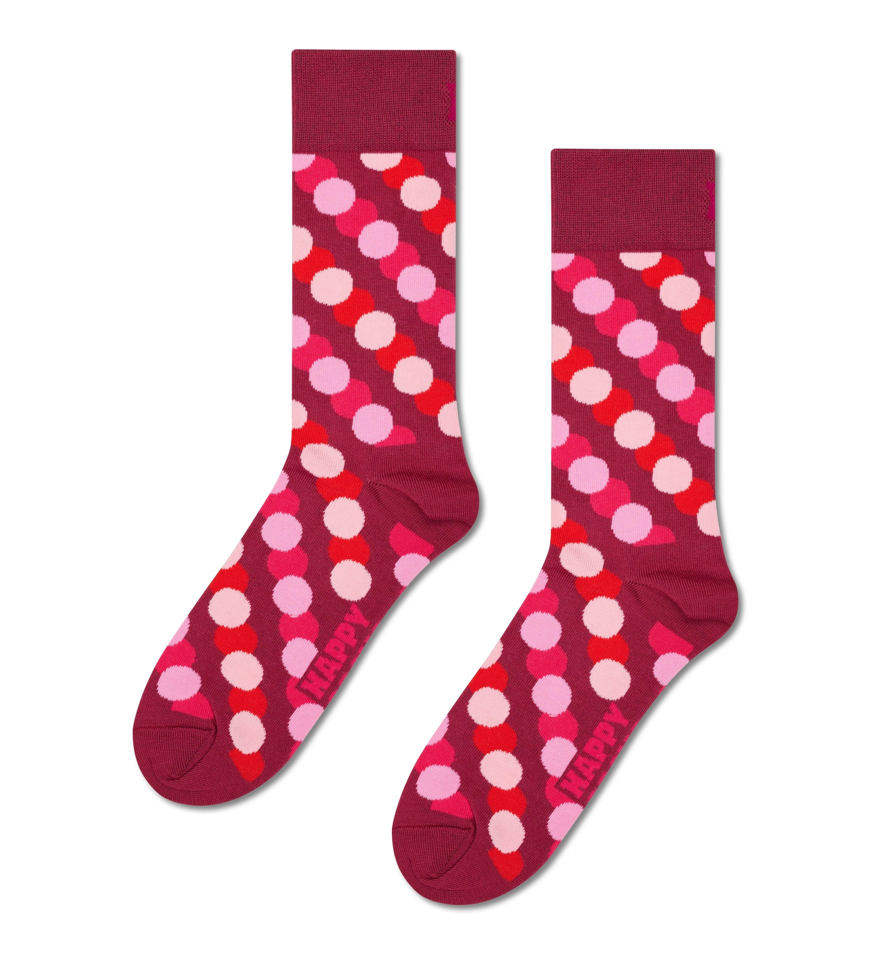 Crew length socks (big dot shade)