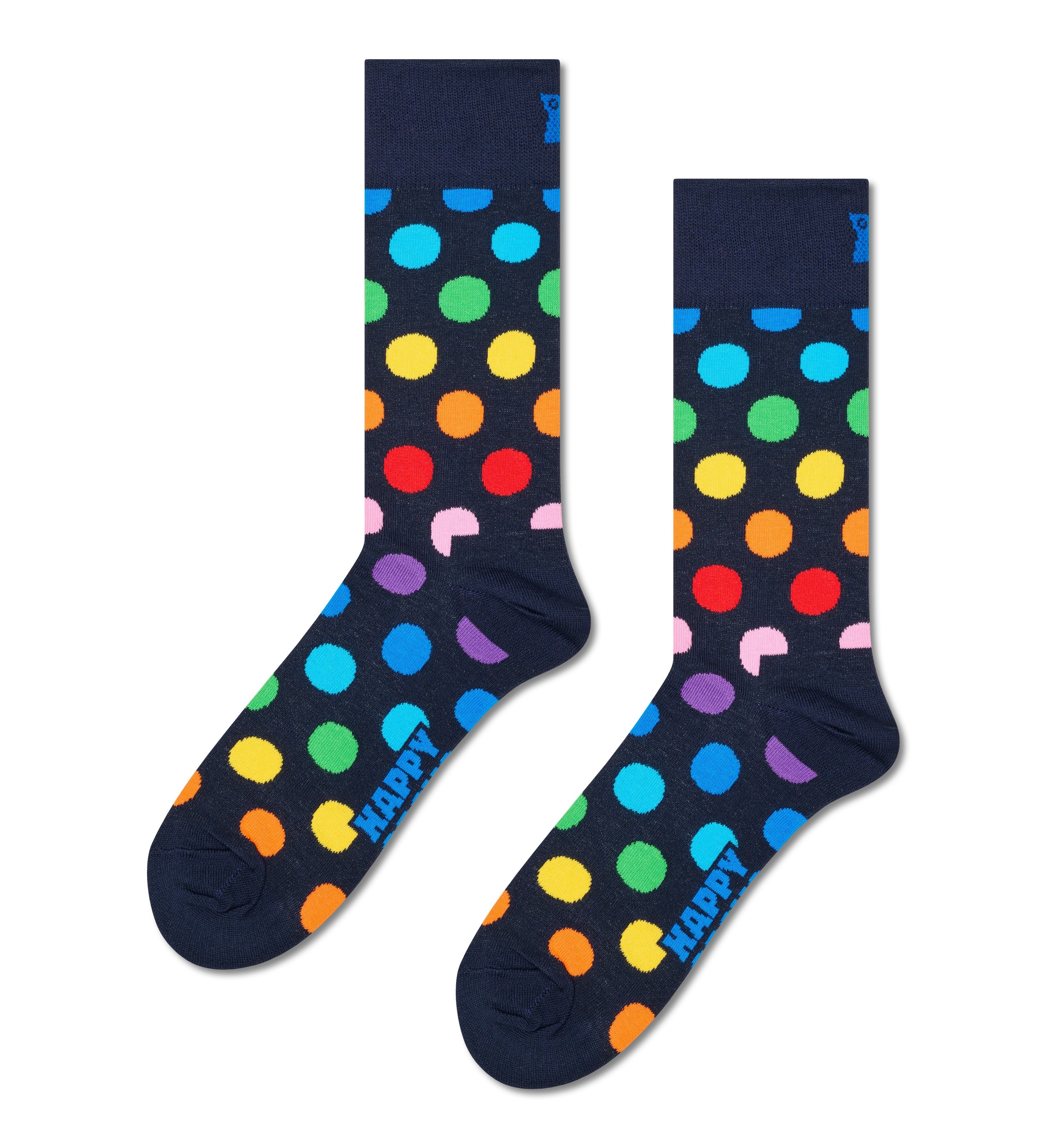 Crew length socks (big dots)