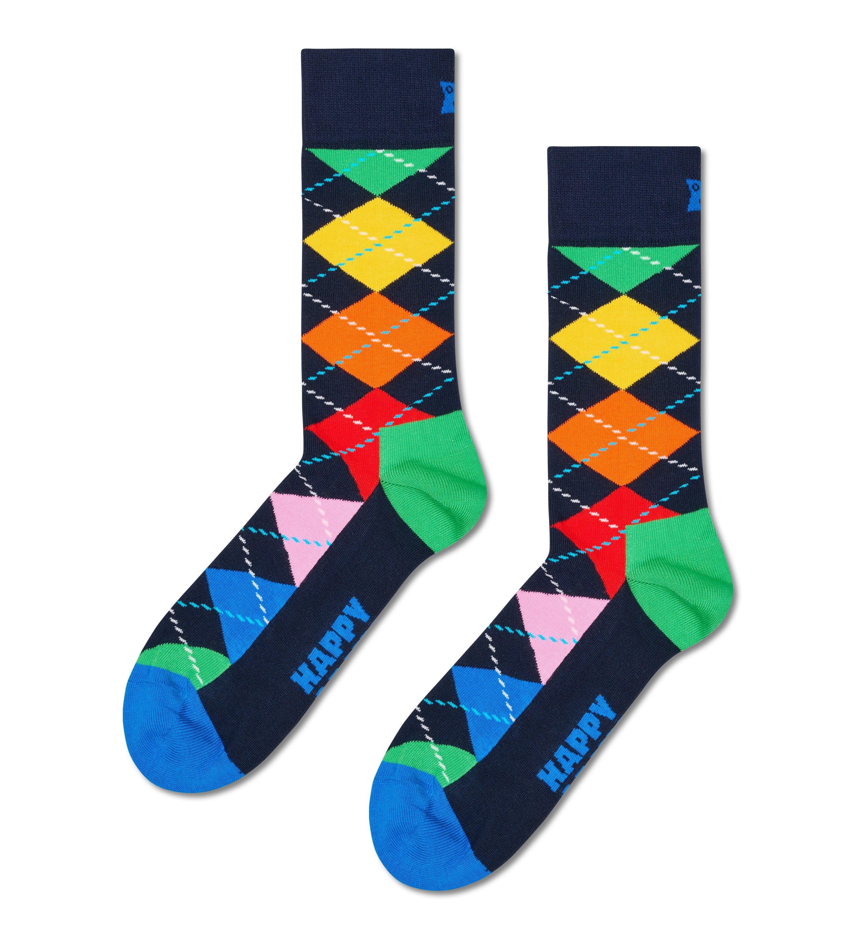 クルー丈 ソックス（アーガイル） – Happy Socks