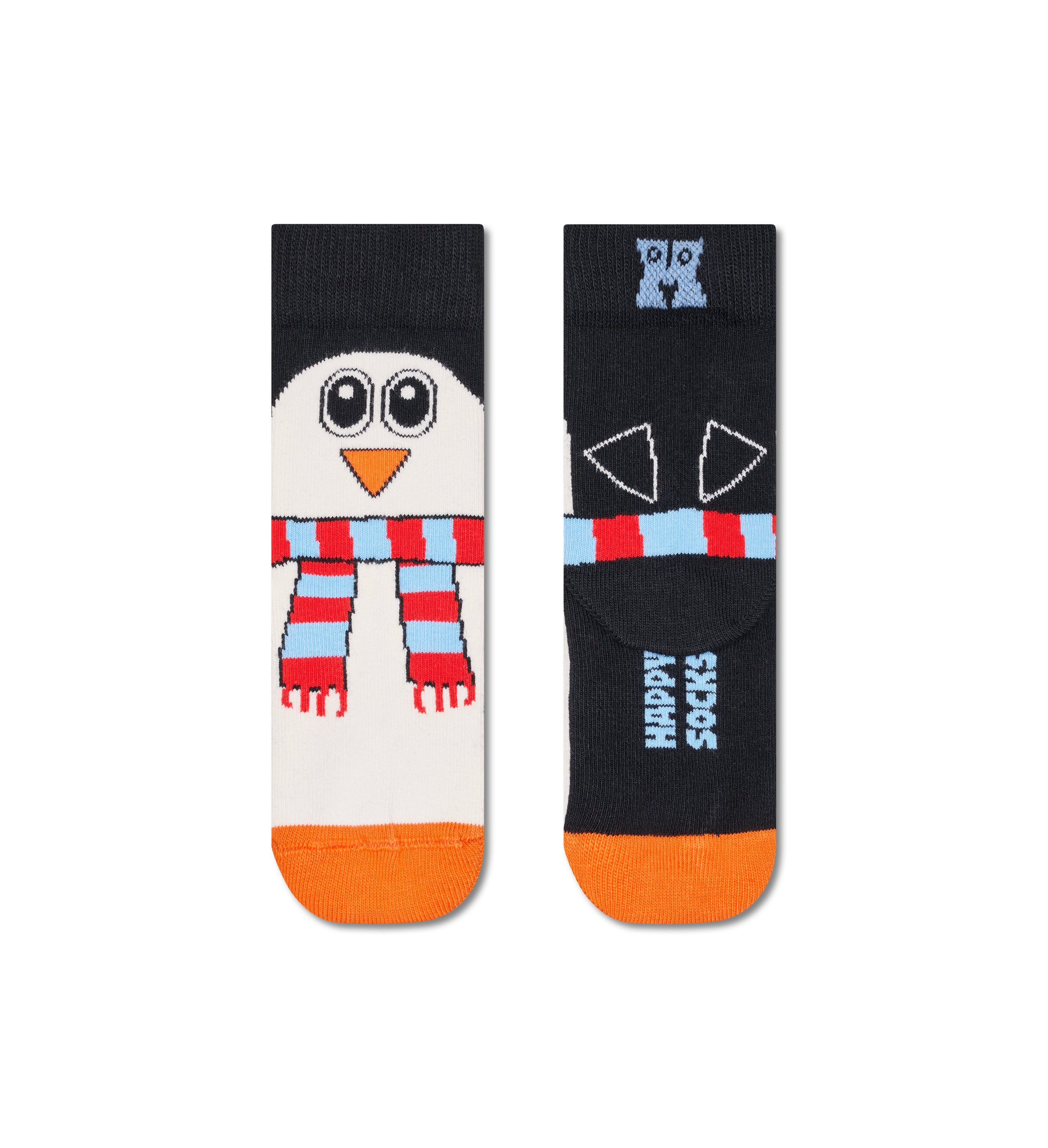 【キッズ】クルー丈 ソックス(ペンギン)