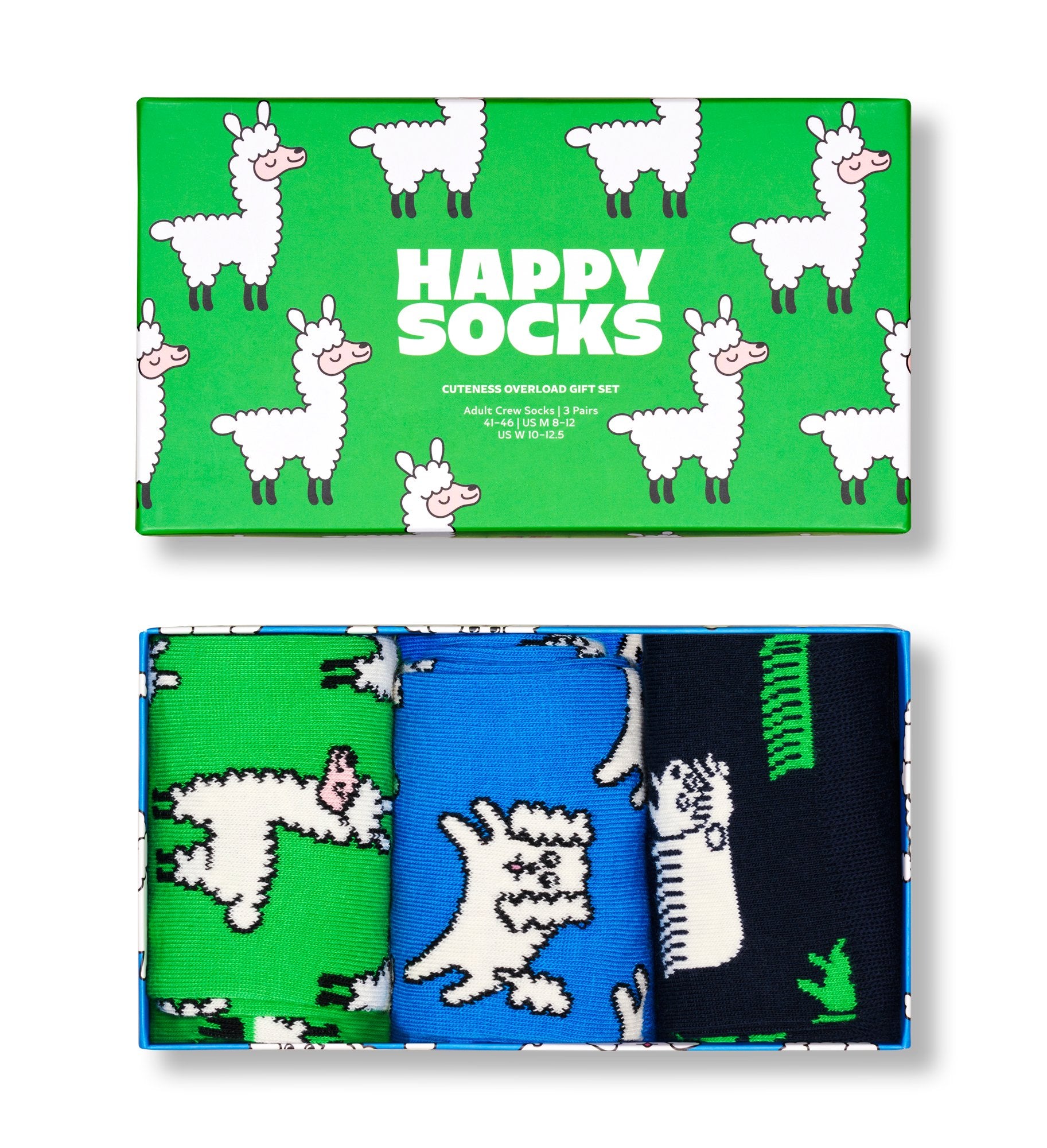 GIFT BOX】【3足セット】クルー丈 ソックス（アニマル） – Happy Socks