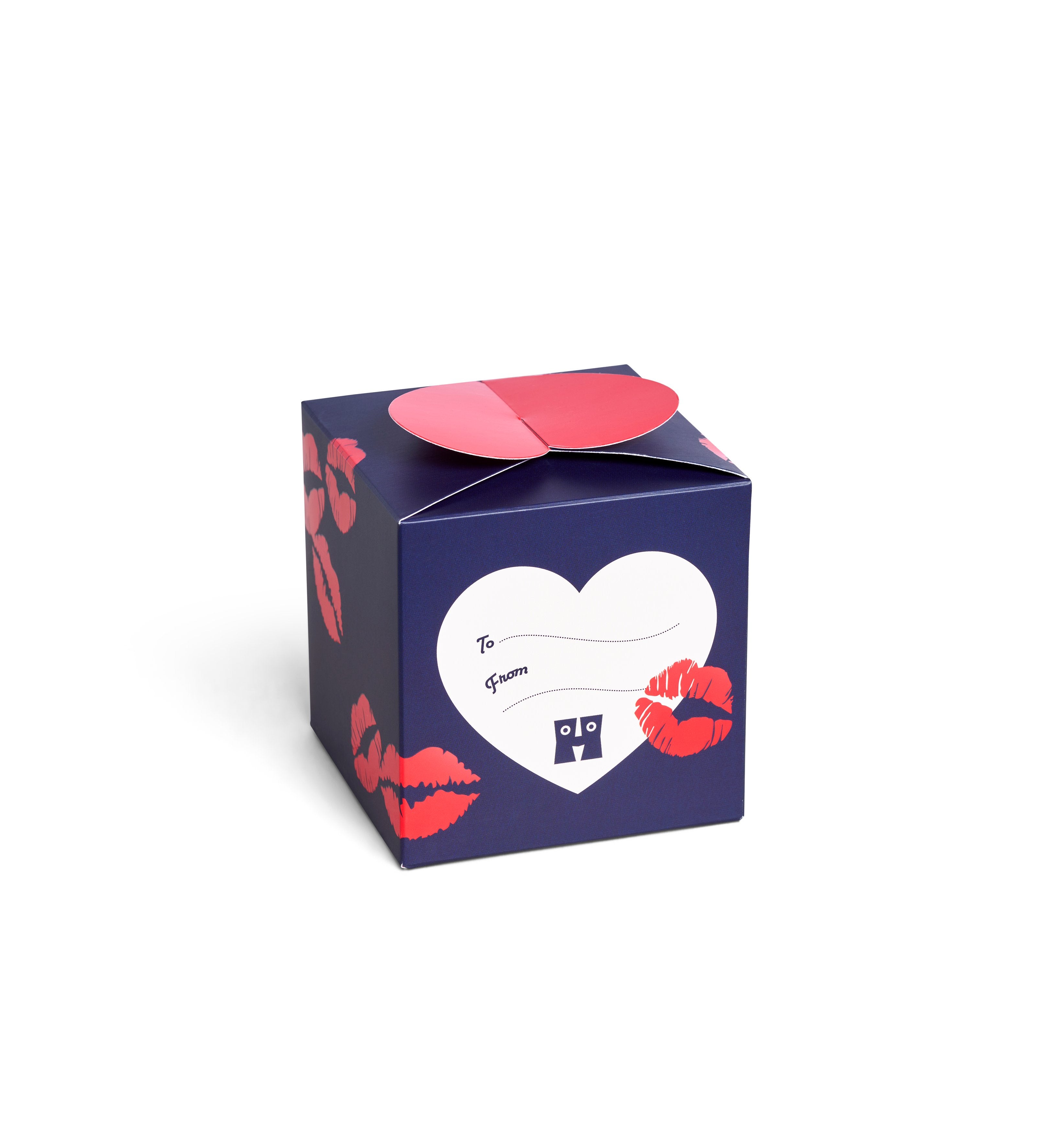 【GIFT BOX】【2足セット】クルー丈 ソックス(バレンタイン)