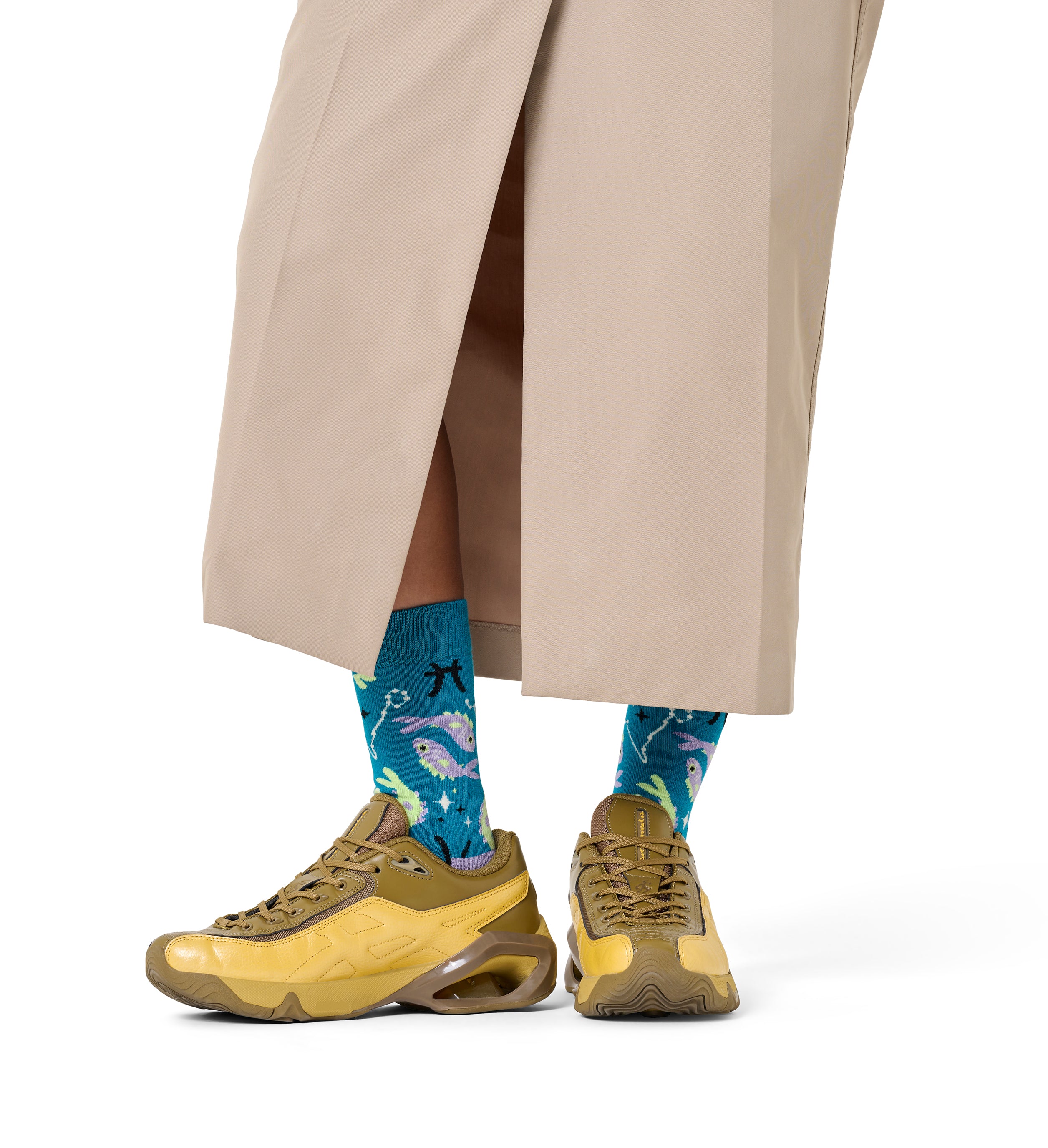 クルー丈 ソックス(魚座)