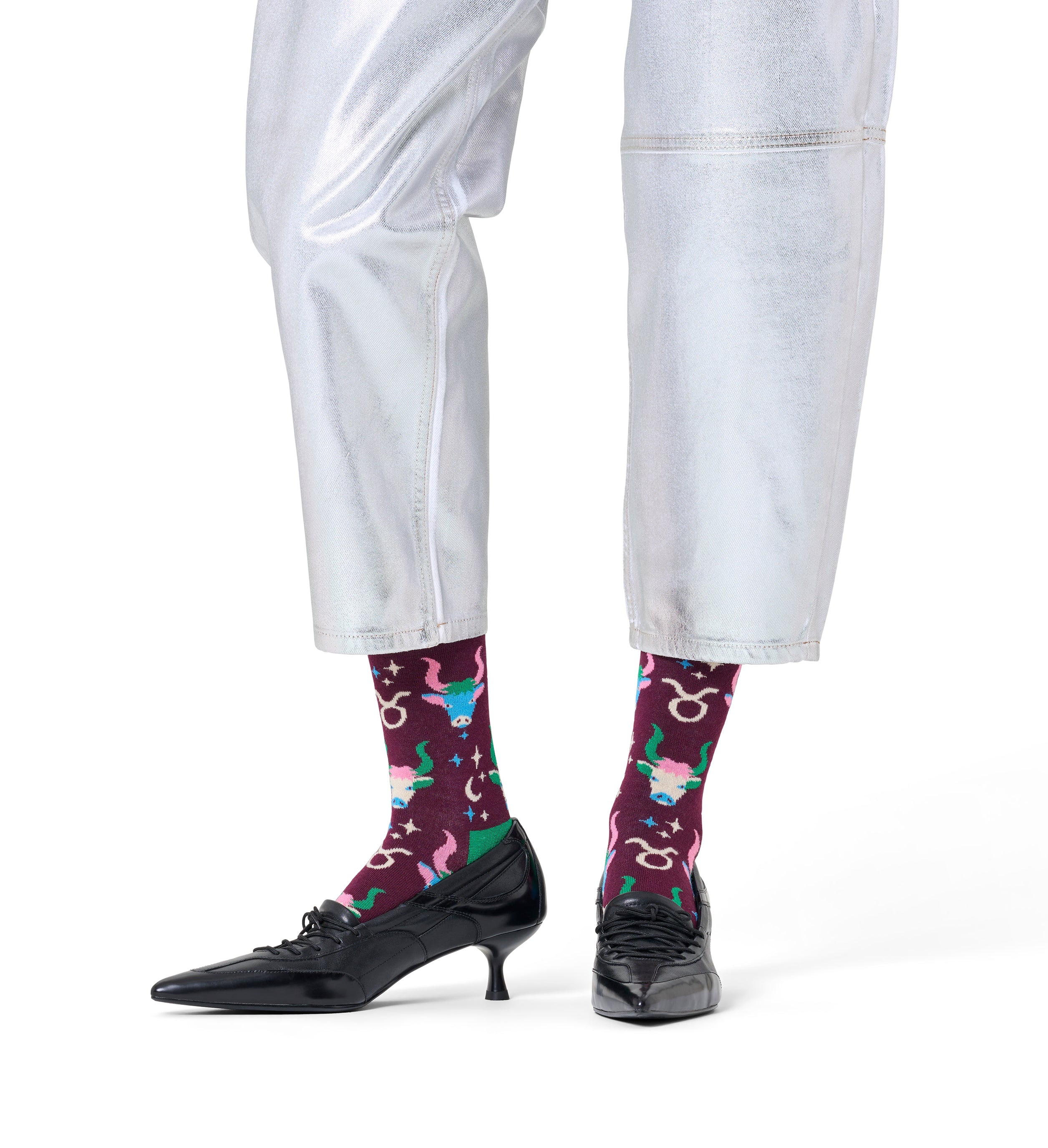 クルー丈 ソックス(牡牛座)