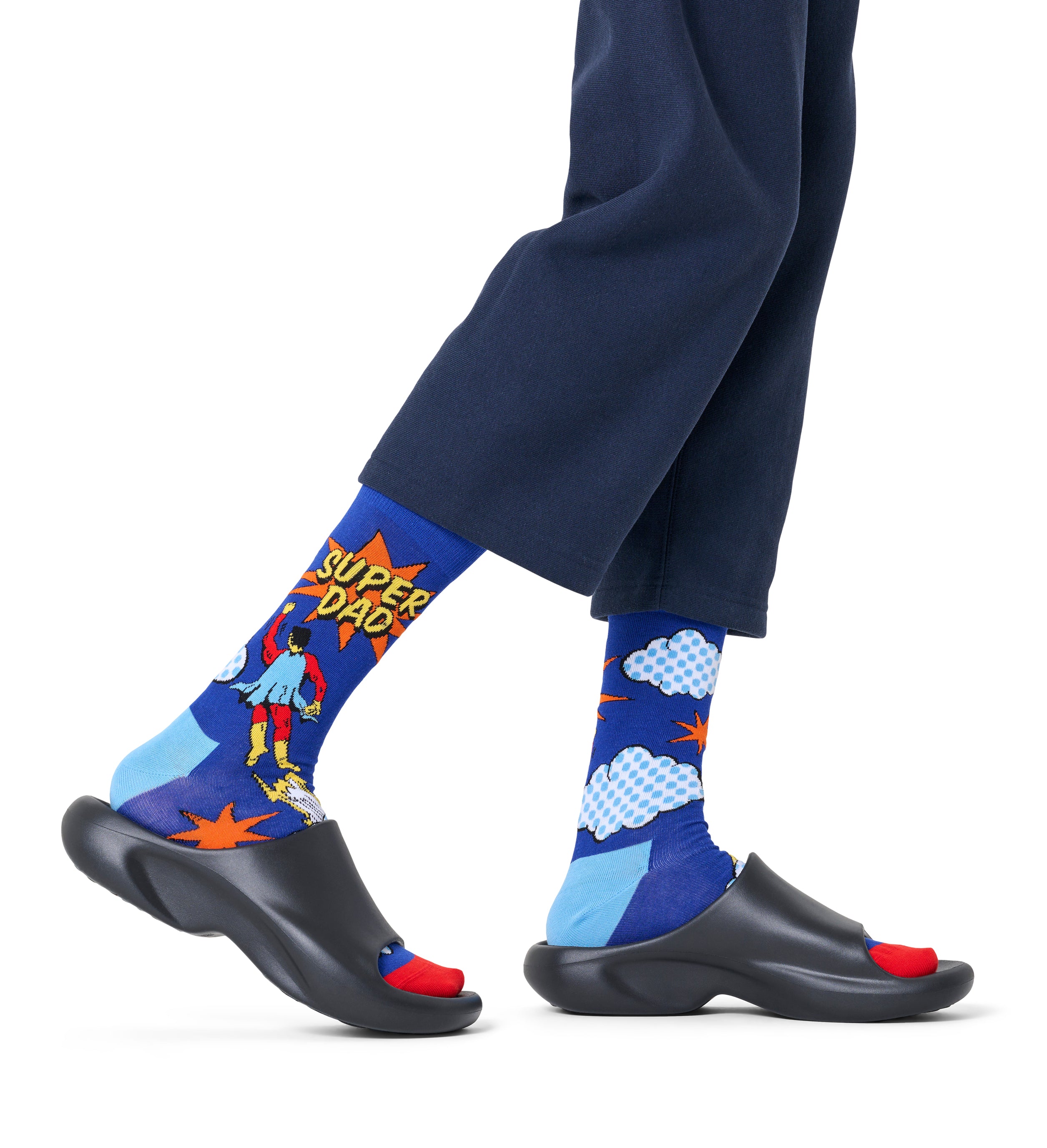Crew socks (Flying Super Dad)