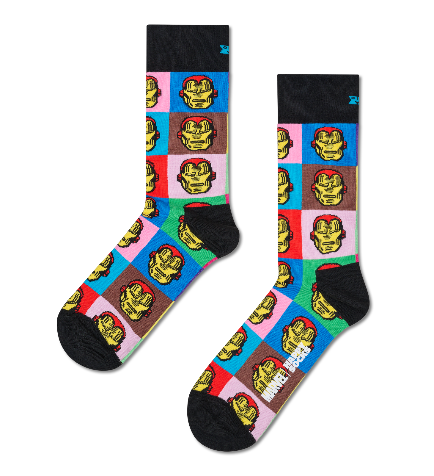 【MARVEL™×Happy Socks】【GIFT BOX】【9足セット】クルー丈 ソックス(マーベル コレクターズ)