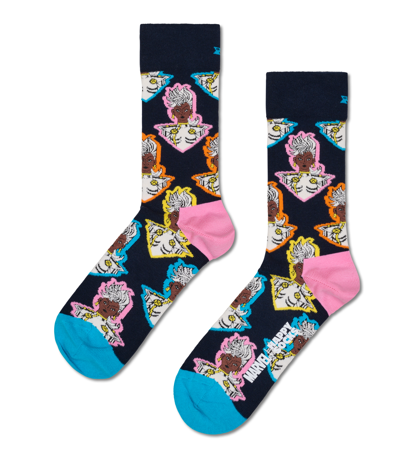 【MARVEL™×Happy Socks】【GIFT BOX】【9足セット】クルー丈 ソックス(マーベル コレクターズ)