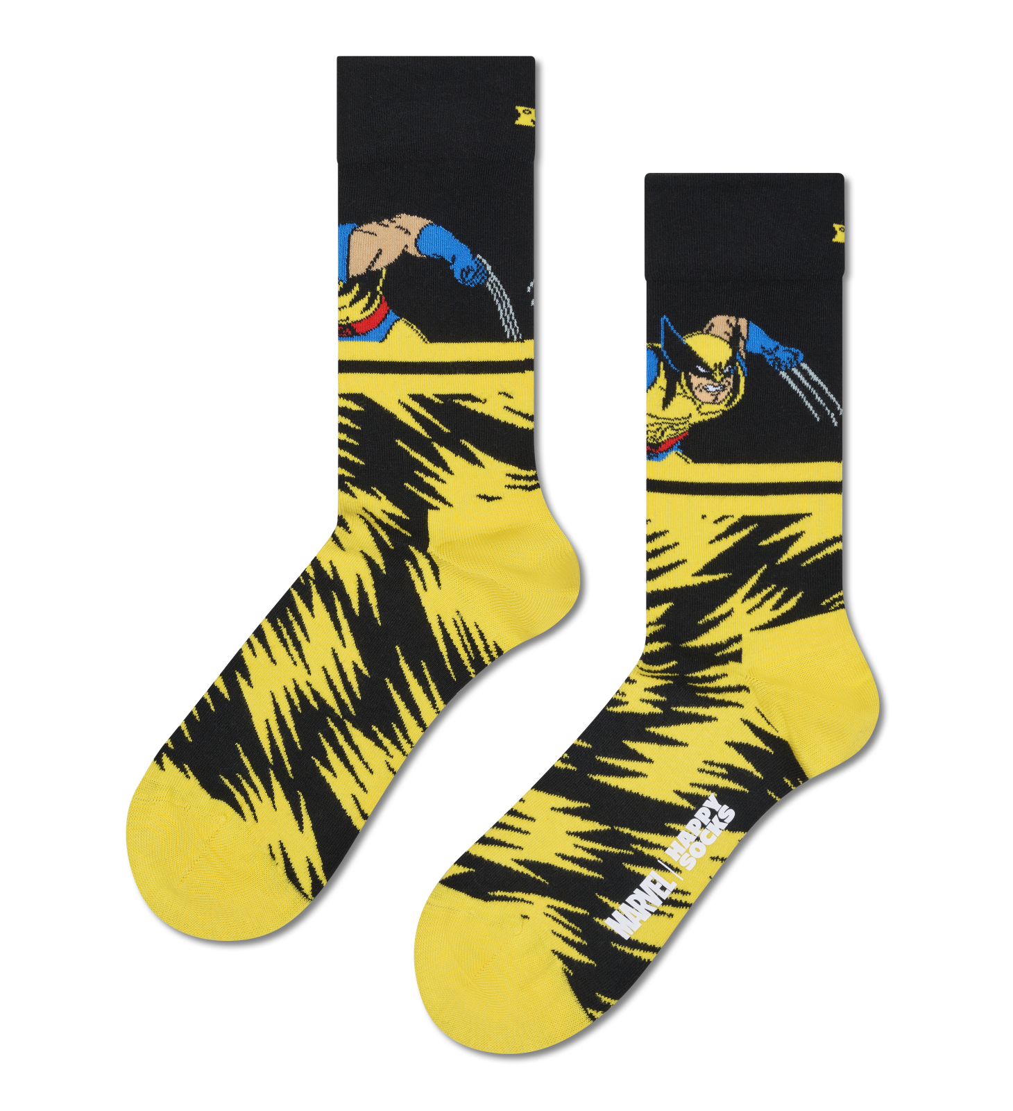 【MARVEL™×Happy Socks】【GIFT BOX】【9足セット】クルー丈 ソックス(マーベル コレクターズ)