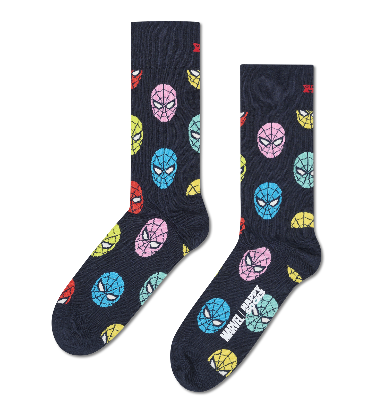 【MARVEL™×Happy Socks】【GIFT BOX】【9足セット】クルー丈 ソックス(マーベル コレクターズ)