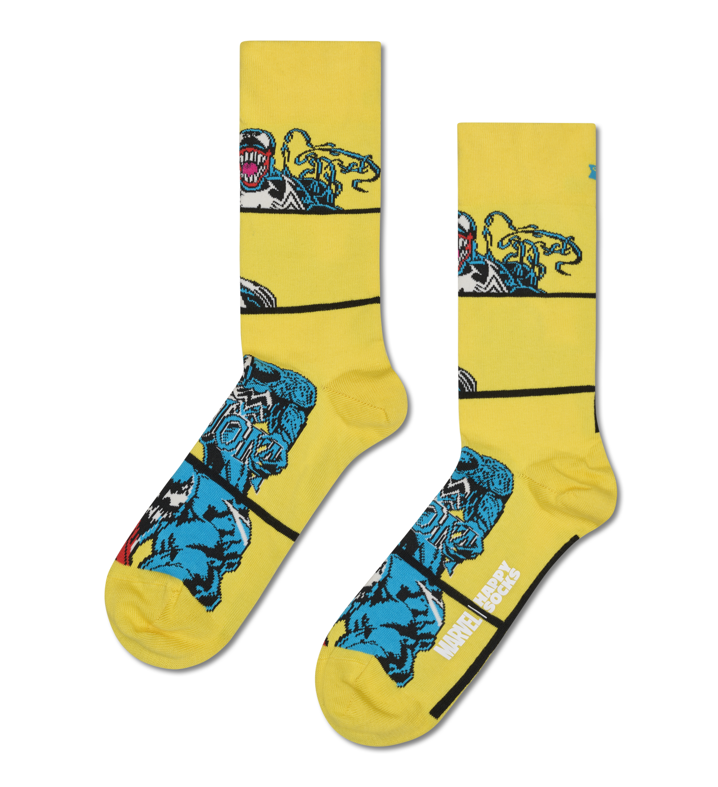 【MARVEL™×Happy Socks】【GIFT BOX】【9足セット】クルー丈 ソックス(マーベル コレクターズ)