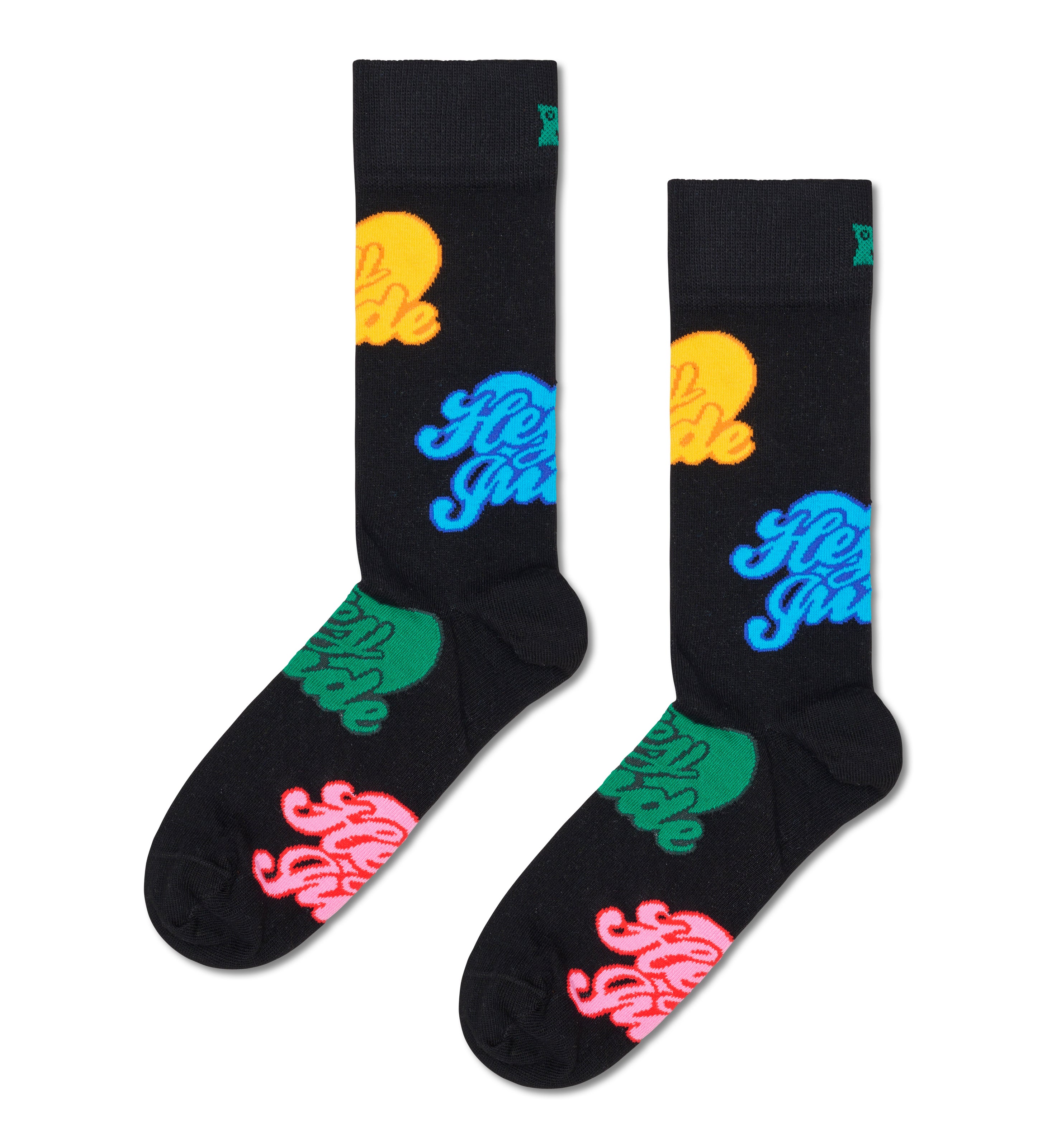【The Beatles × Happy Socks】クルー丈 ソックス (ザ ビートルズ ヘイ ジャッジ)