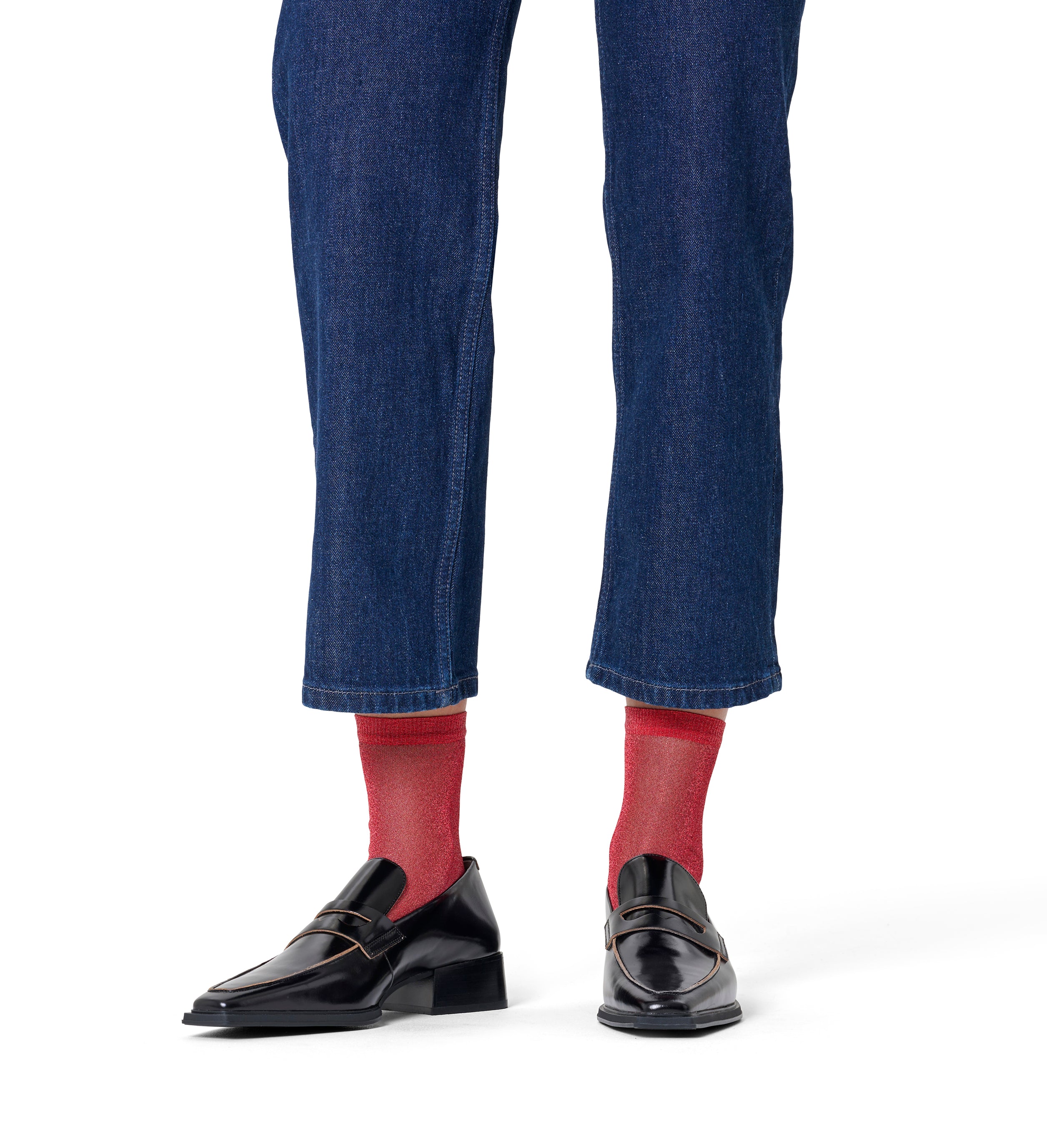 Half crew length socks (sheer)