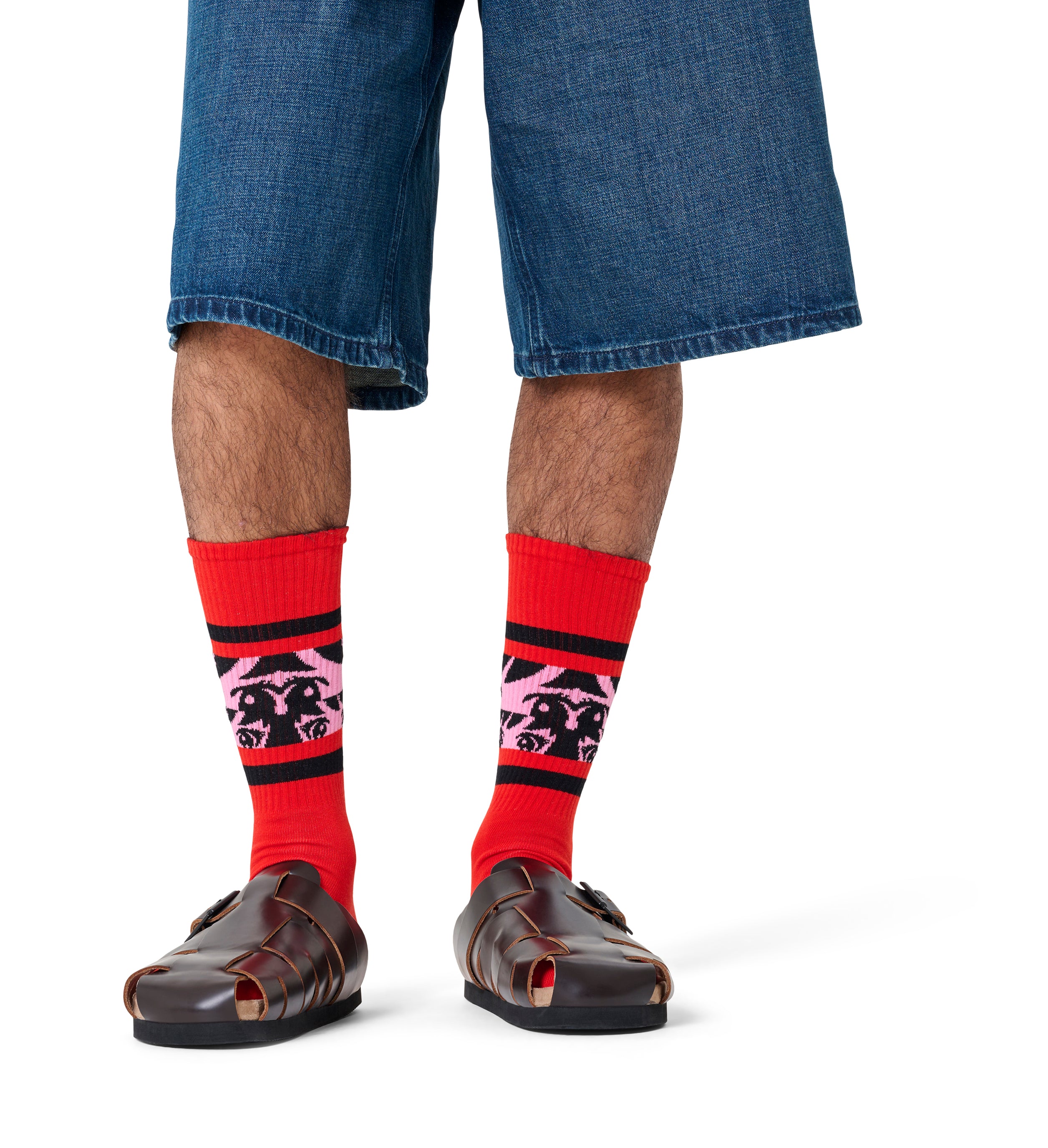 Sports socks (anime stripes)