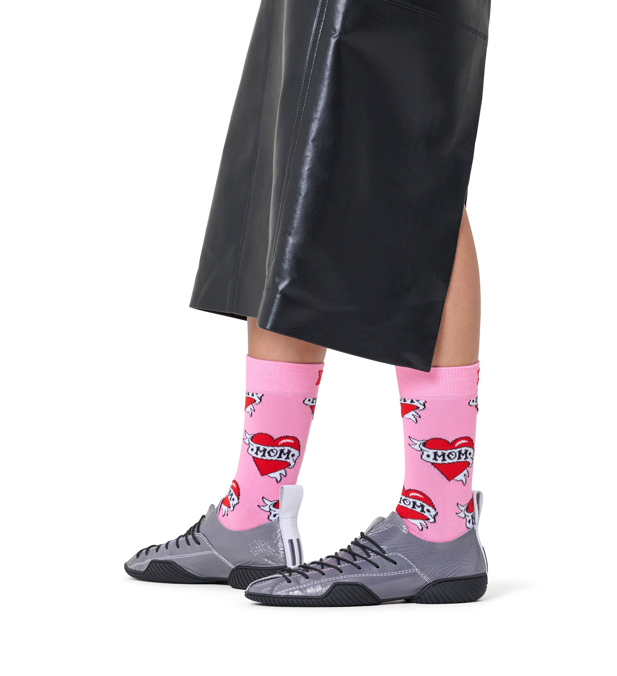 クルー丈 ソックス(ママ)