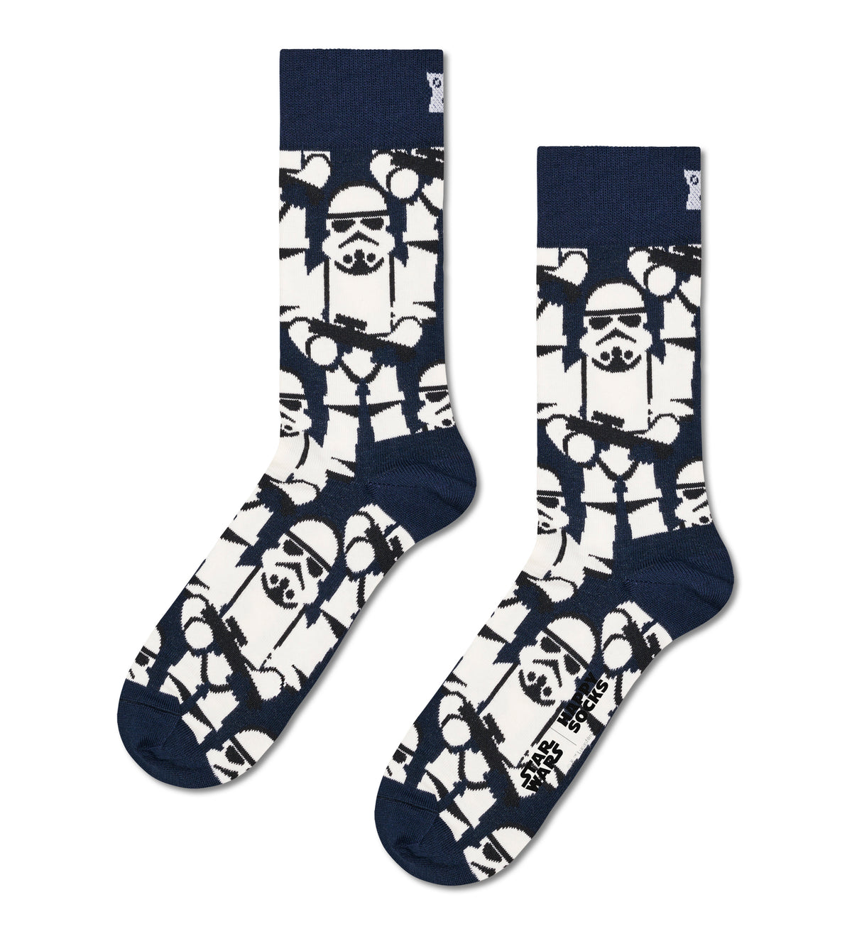 【STAR WARS™×Happy Socks】クルー丈 ソックス (スターウォーズ ストームトルーパー)