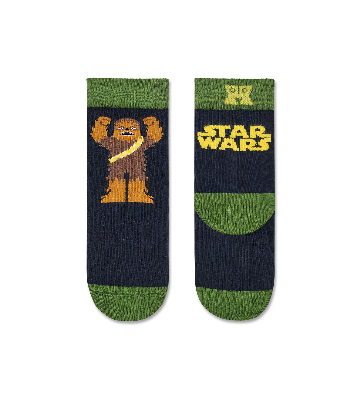 【STAR WARS™×Happy Socks】【キッズ】クルー丈 ソックス(スターウォーズ チューイ)