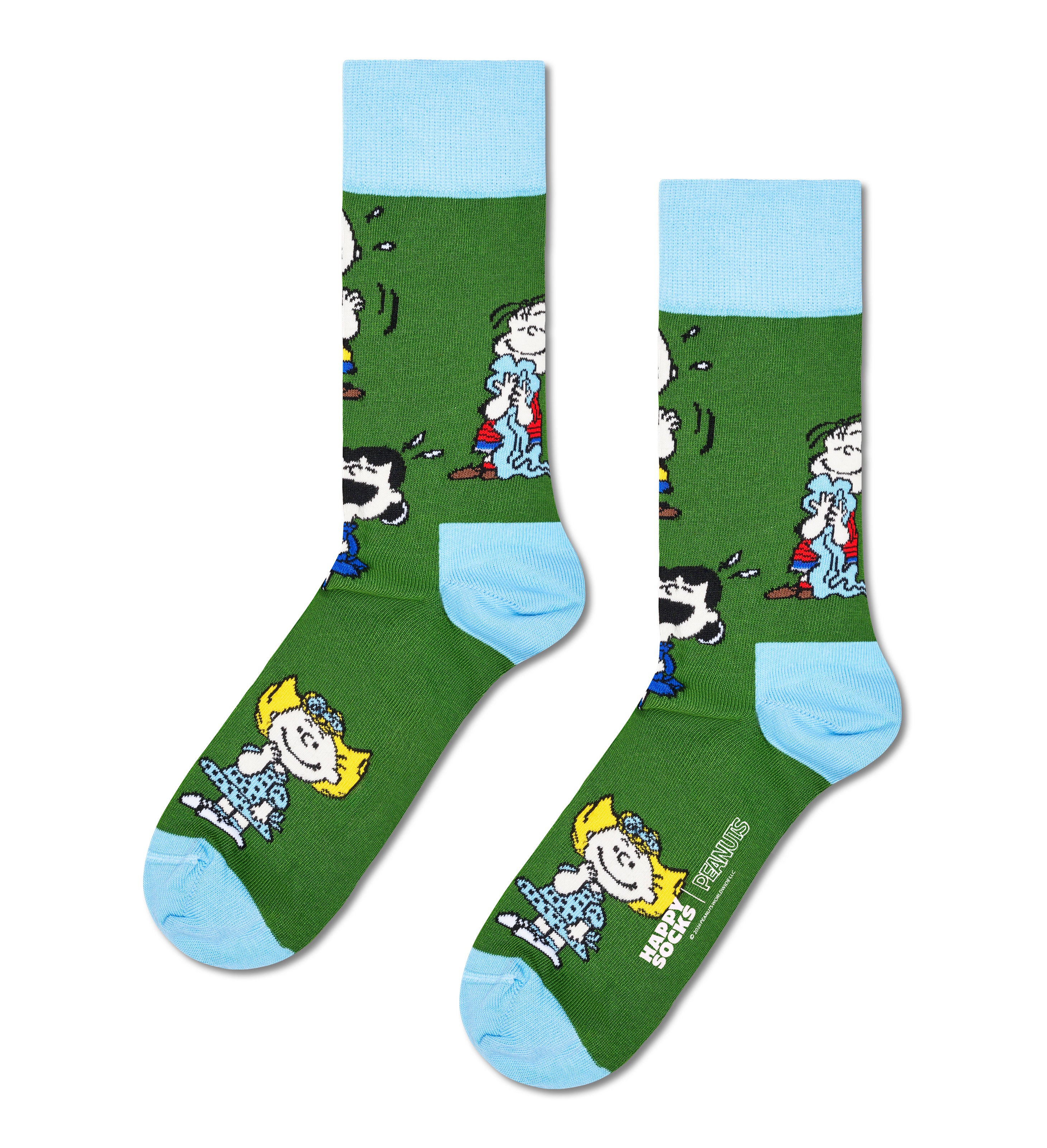 【Peanuts×Happy Socks】クルー丈 ソックス (ピーナッツ ハッピー フレンズ)