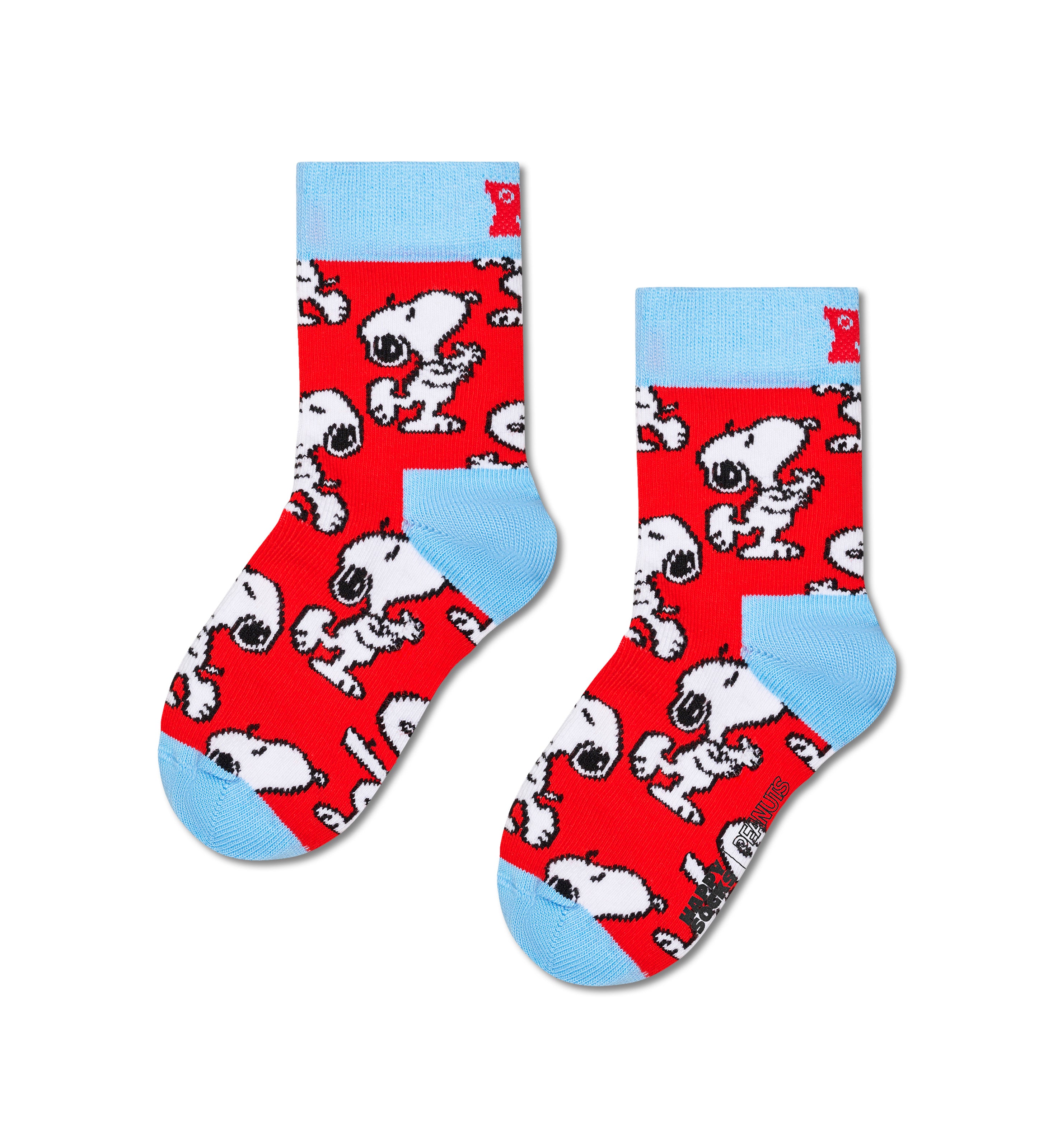 【Peanuts×Happy Socks】【GIFT BOX】【3足セット】クルー丈 ソックス(ピーナッツ)