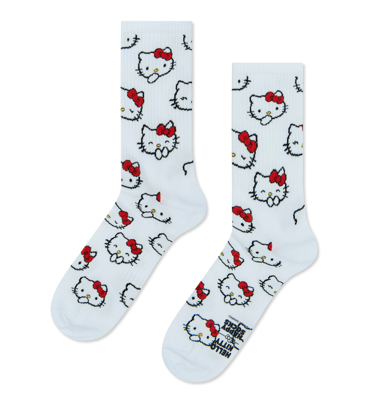 【Happy Socks×Hello Kitty】【3足セット】スポーツ ソックス(ハローキティ)