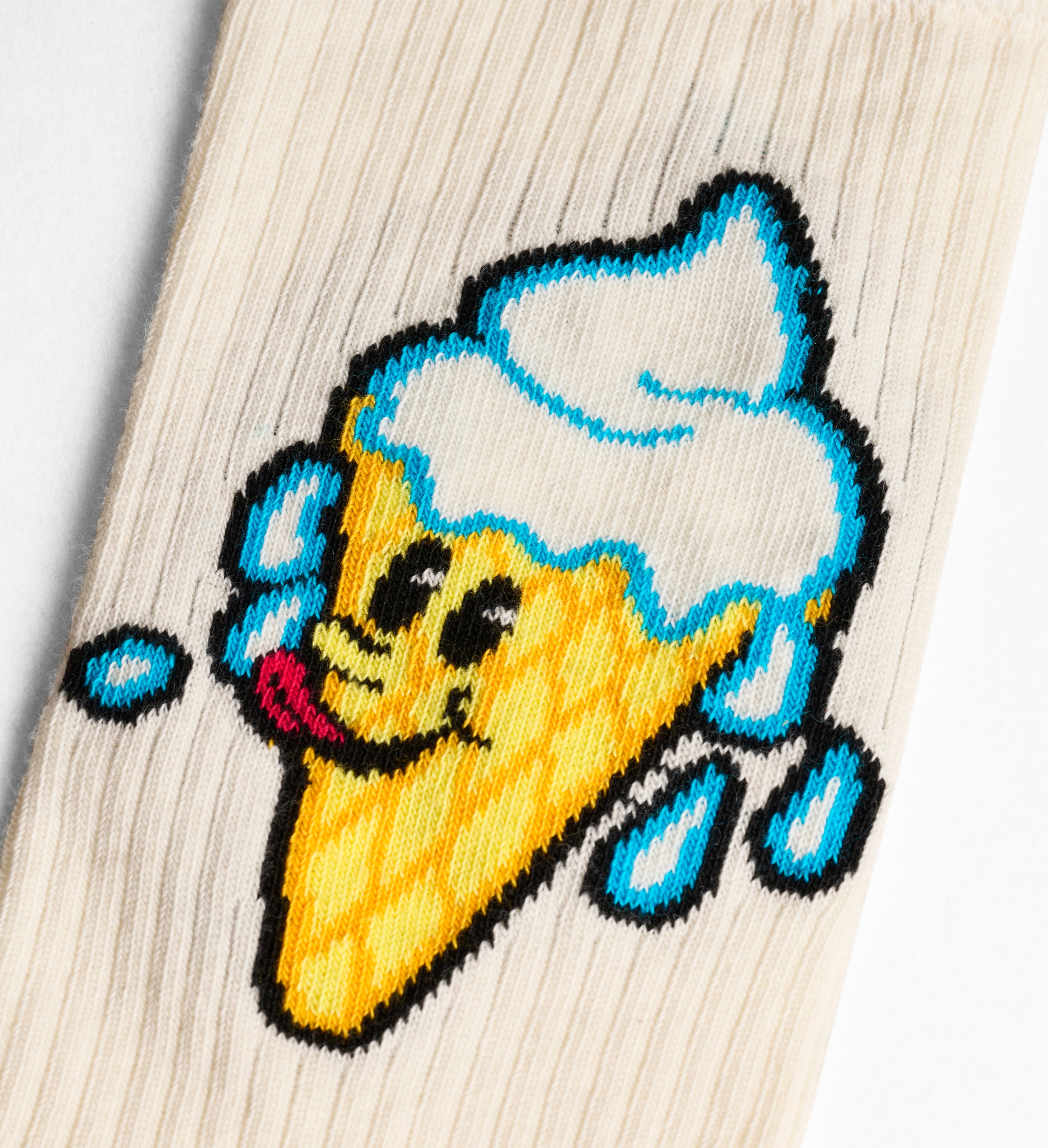 クルー丈 ソックス(アイスクリーム)