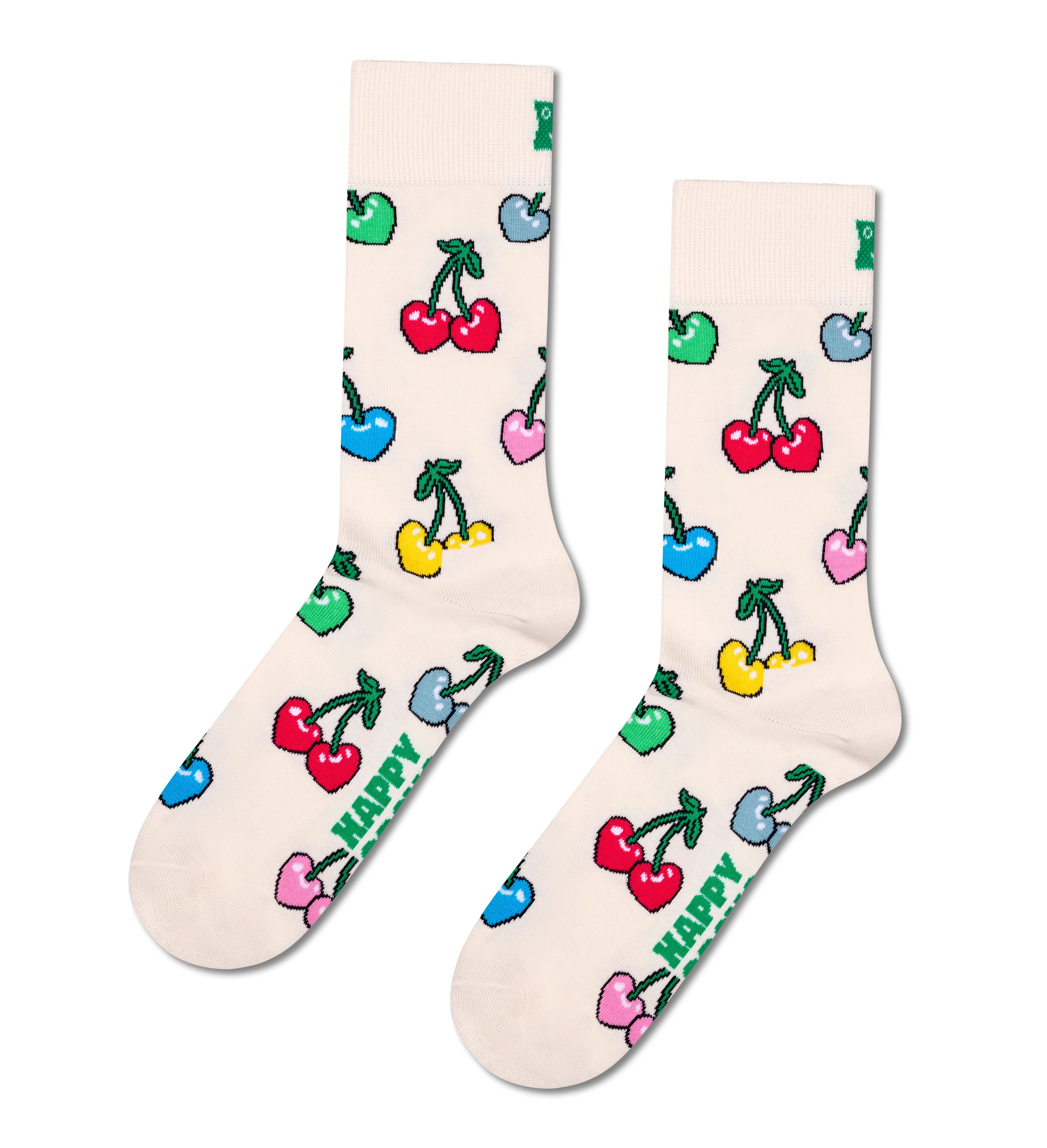 Lovely Heartクルー丈ソックス クルー丈 ソックス（ハート） – Happy Socks