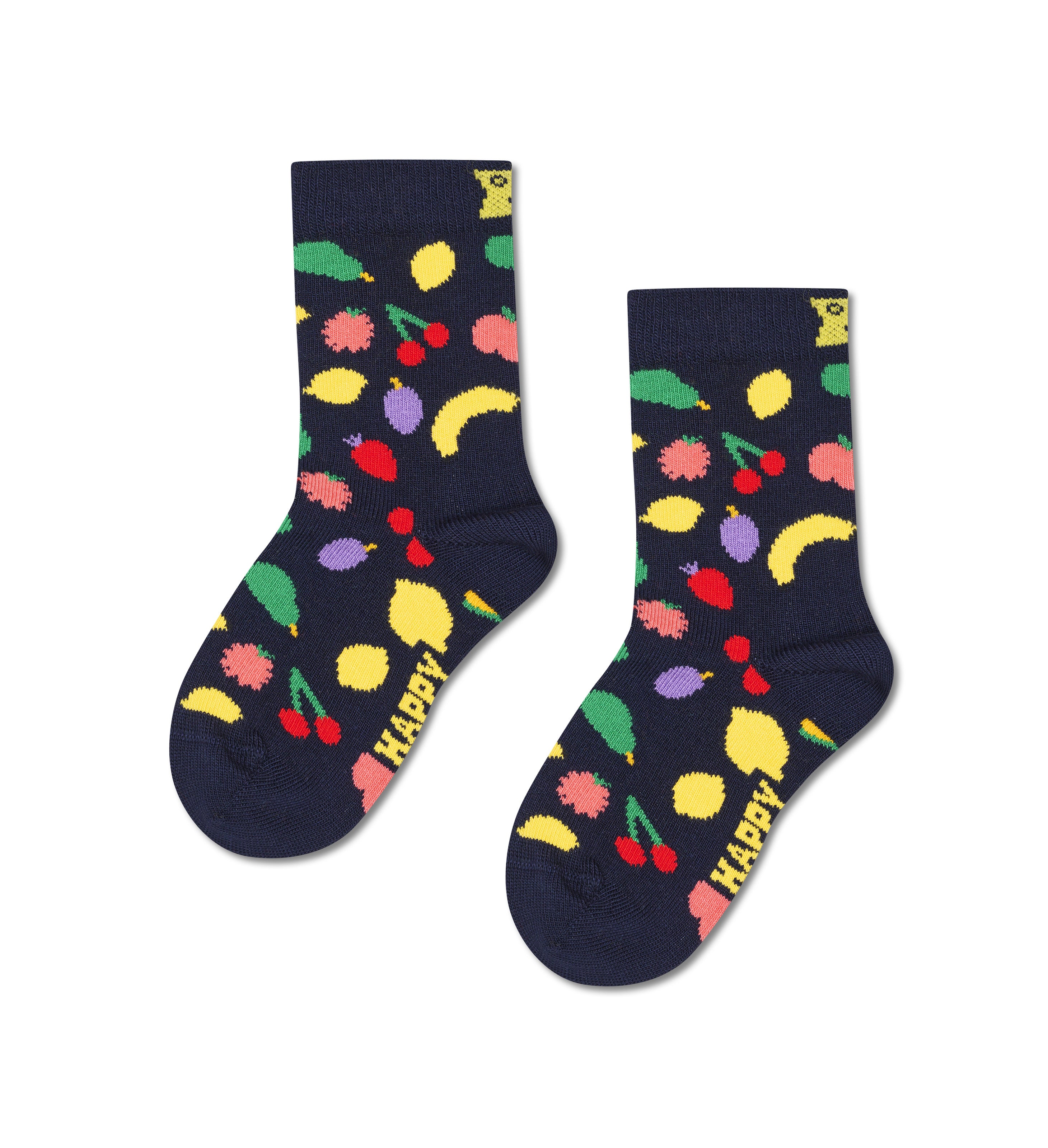 キッズ】クルー丈 ソックス（フルーツ） – Happy Socks