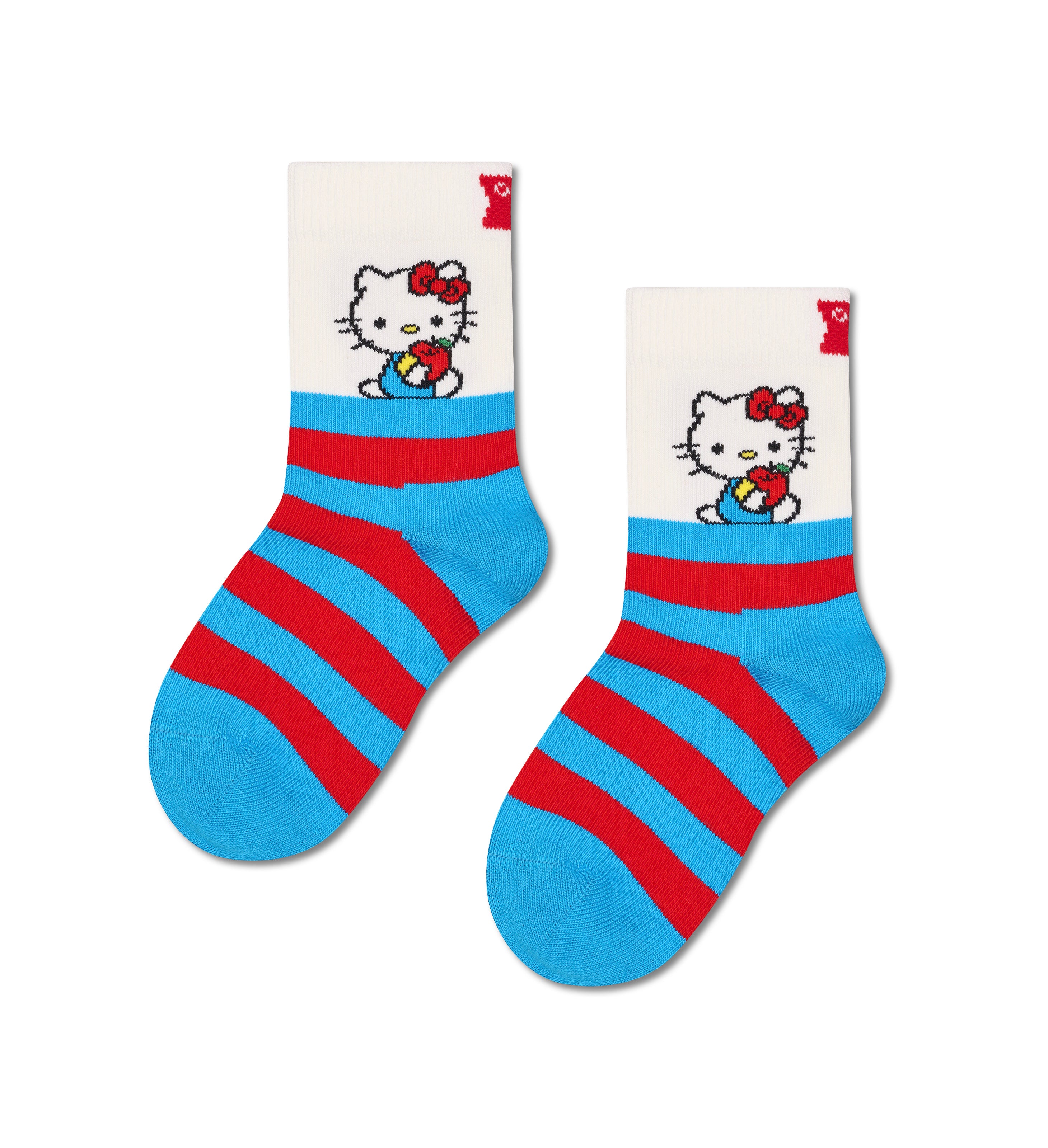 Hello Kitty×Happy Socks】【キッズ】クルー丈 ソックス（ハローキティ