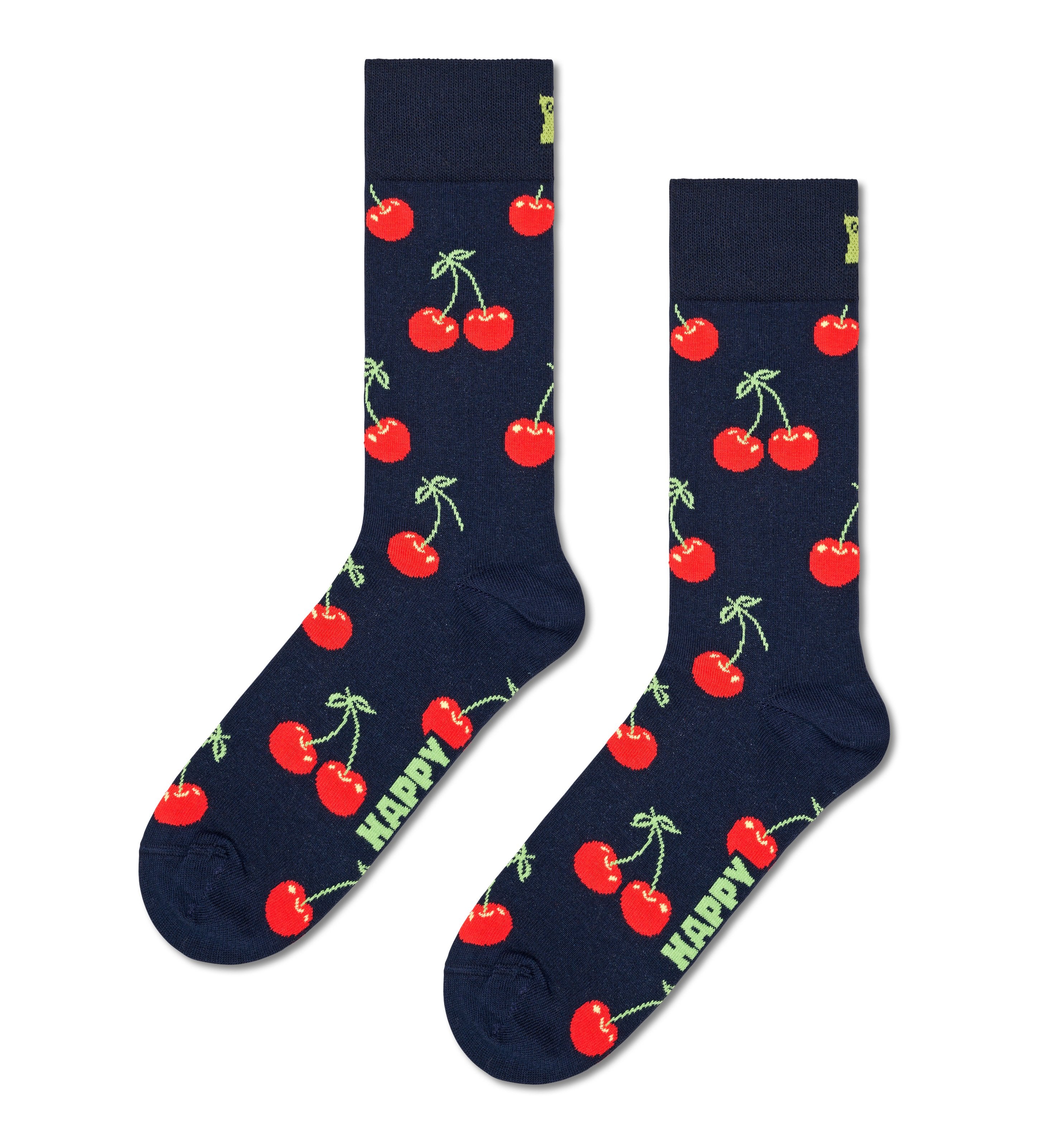 Set of 2 Crew Socks (Classic Cherry, Banana)