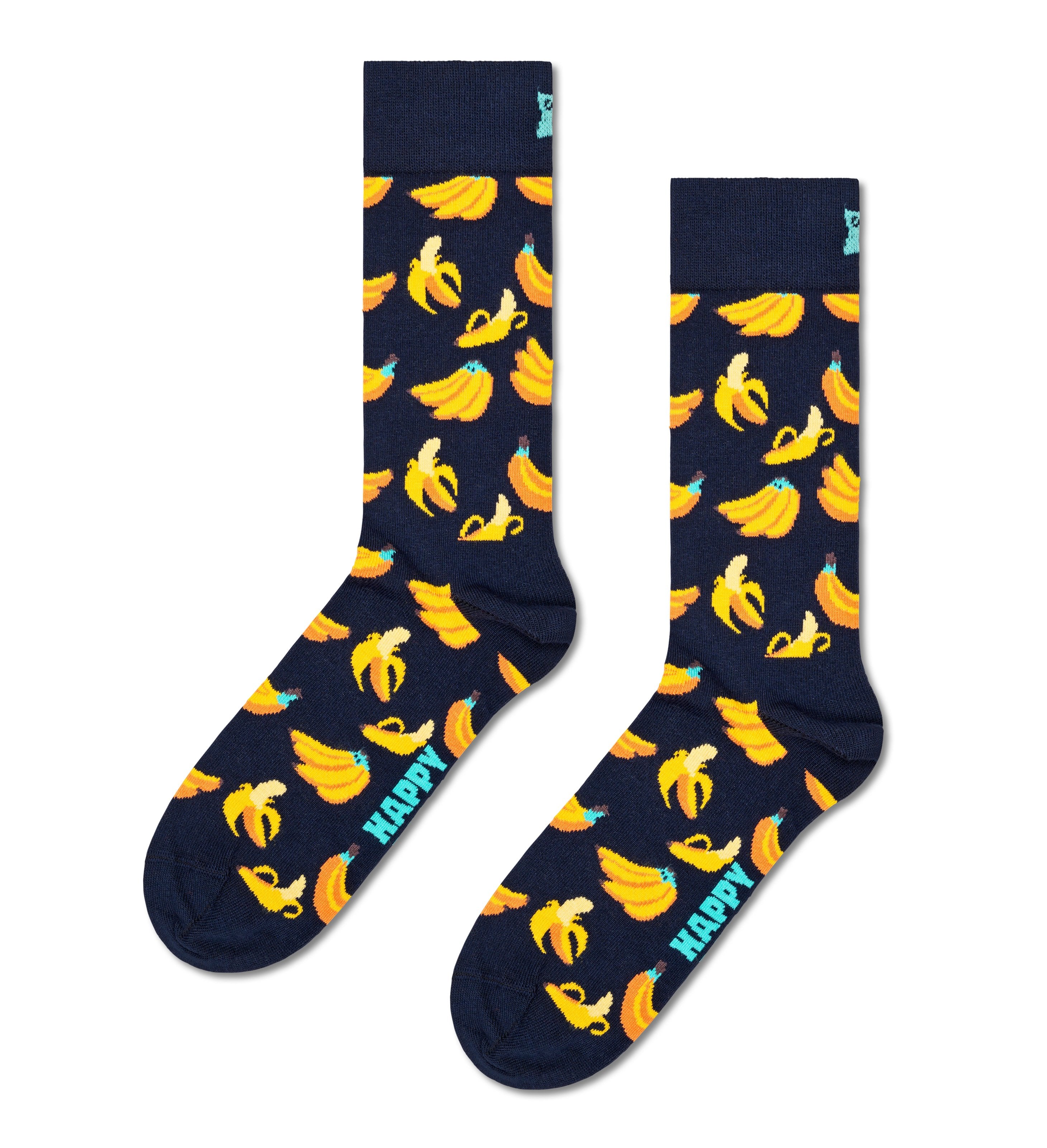 Set of 2 Crew Socks (Classic Cherry, Banana)