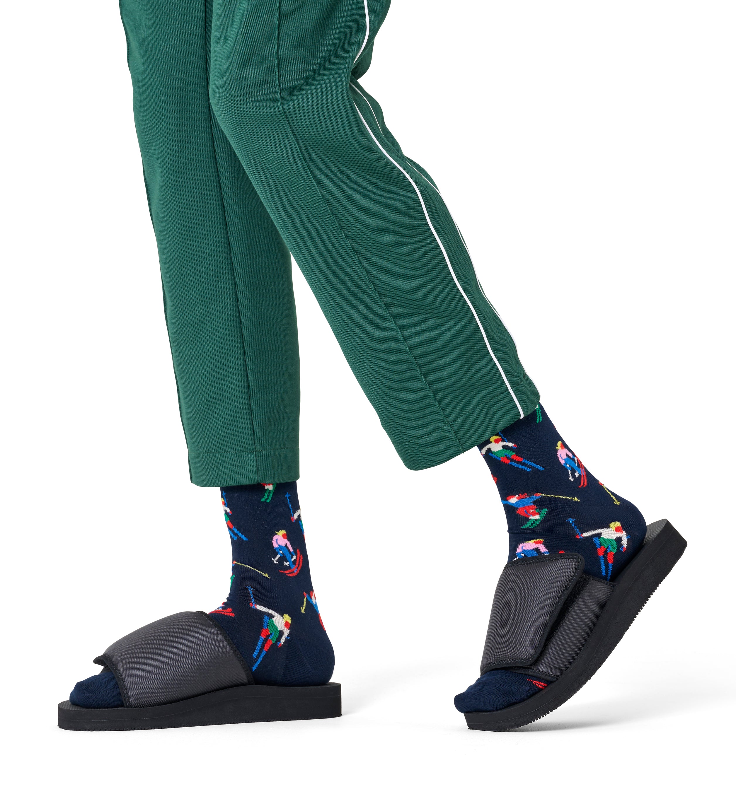 Crew-length socks (ski)