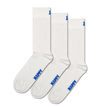 Set of 3 Crew Socks (Solid)