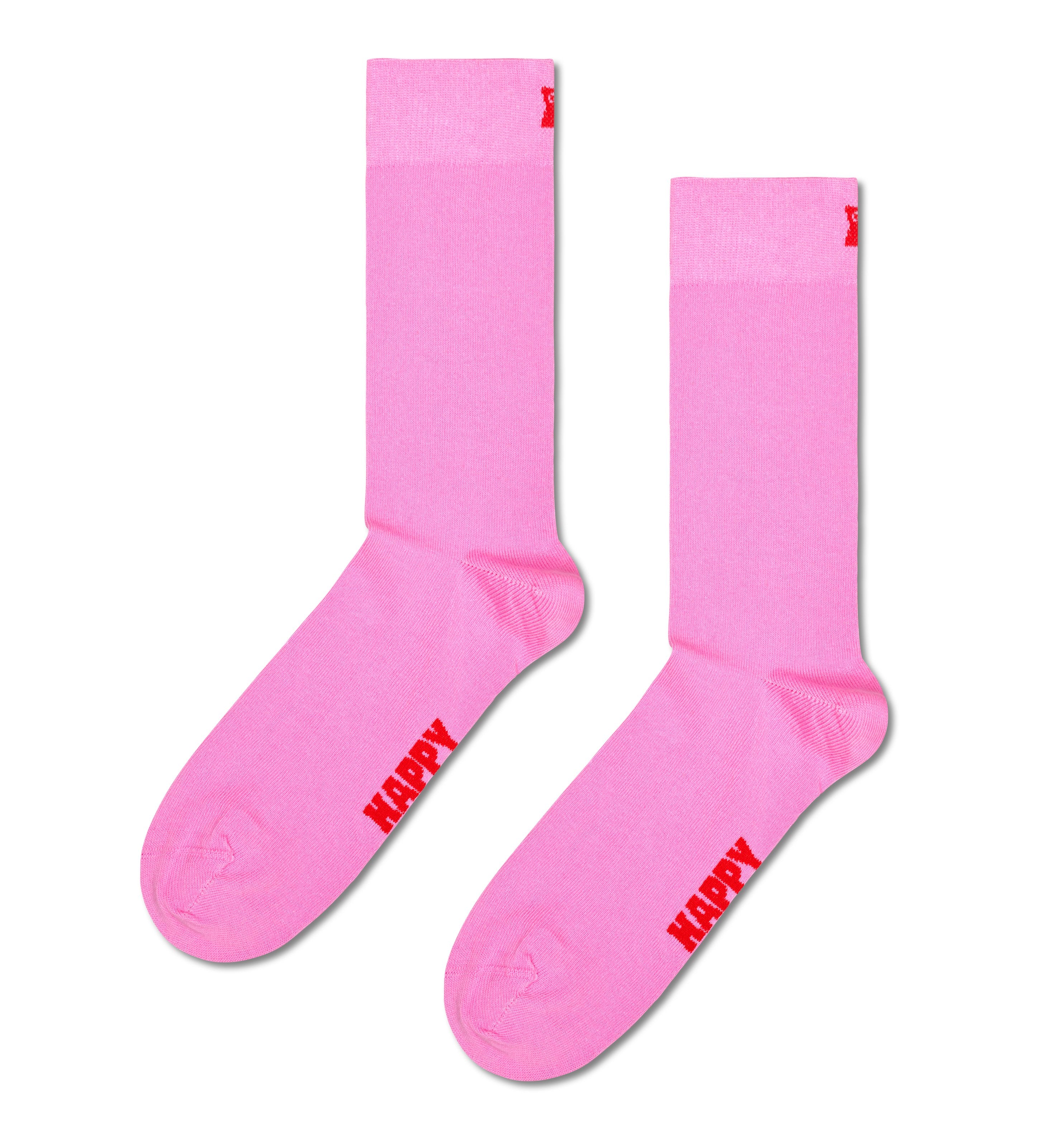 [Set of 5] Crew Socks (Solid)