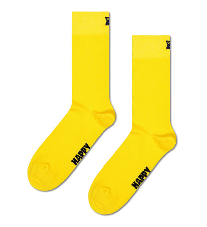 [Set of 5] Crew Socks (Solid)