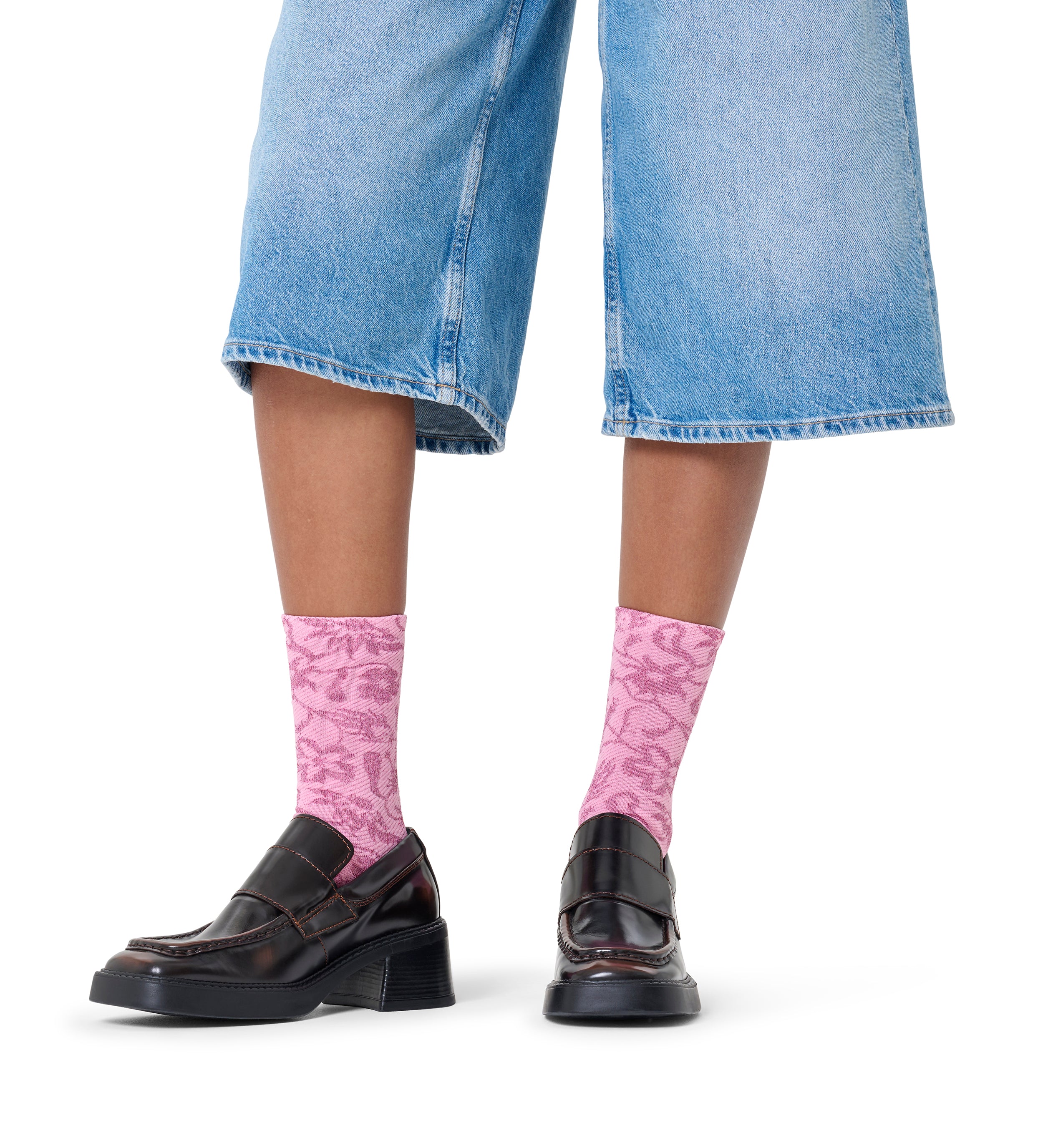 Crew Socks (Dizzy Flower)