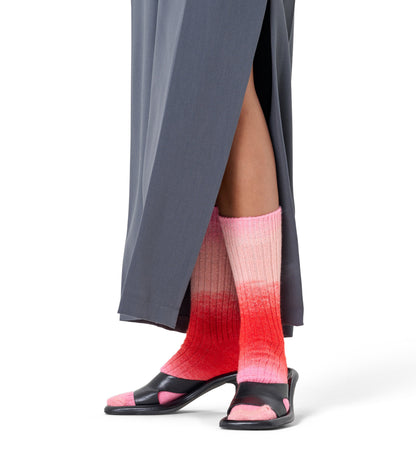 ソックス（グラディエント） レッド