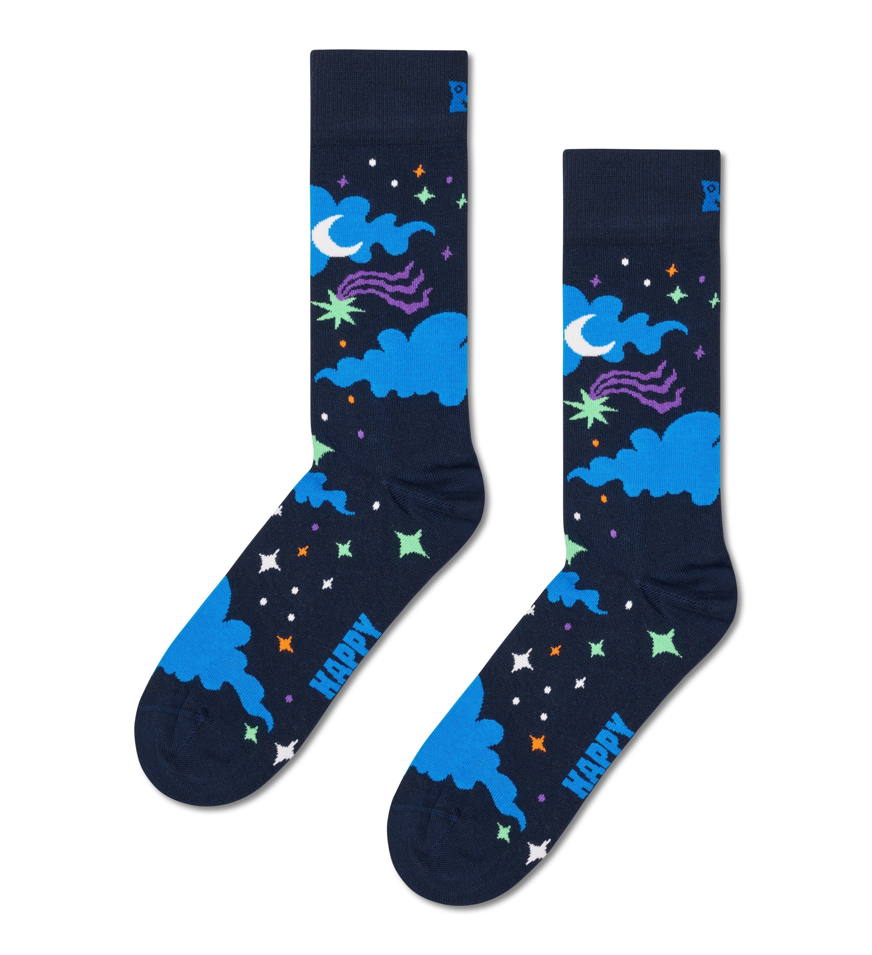 Crew Socks (Starry Sky)