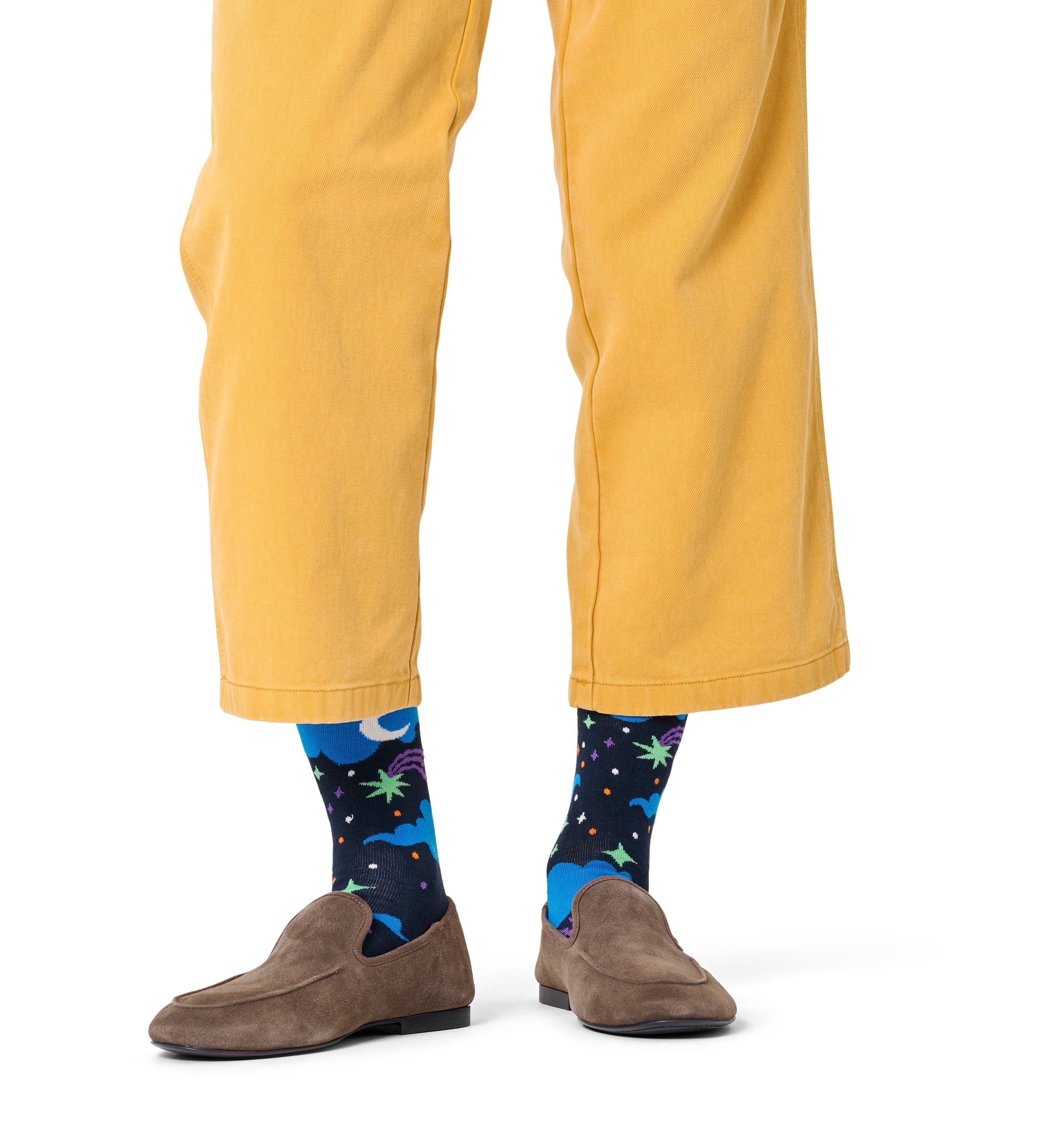 Crew Socks (Starry Sky)