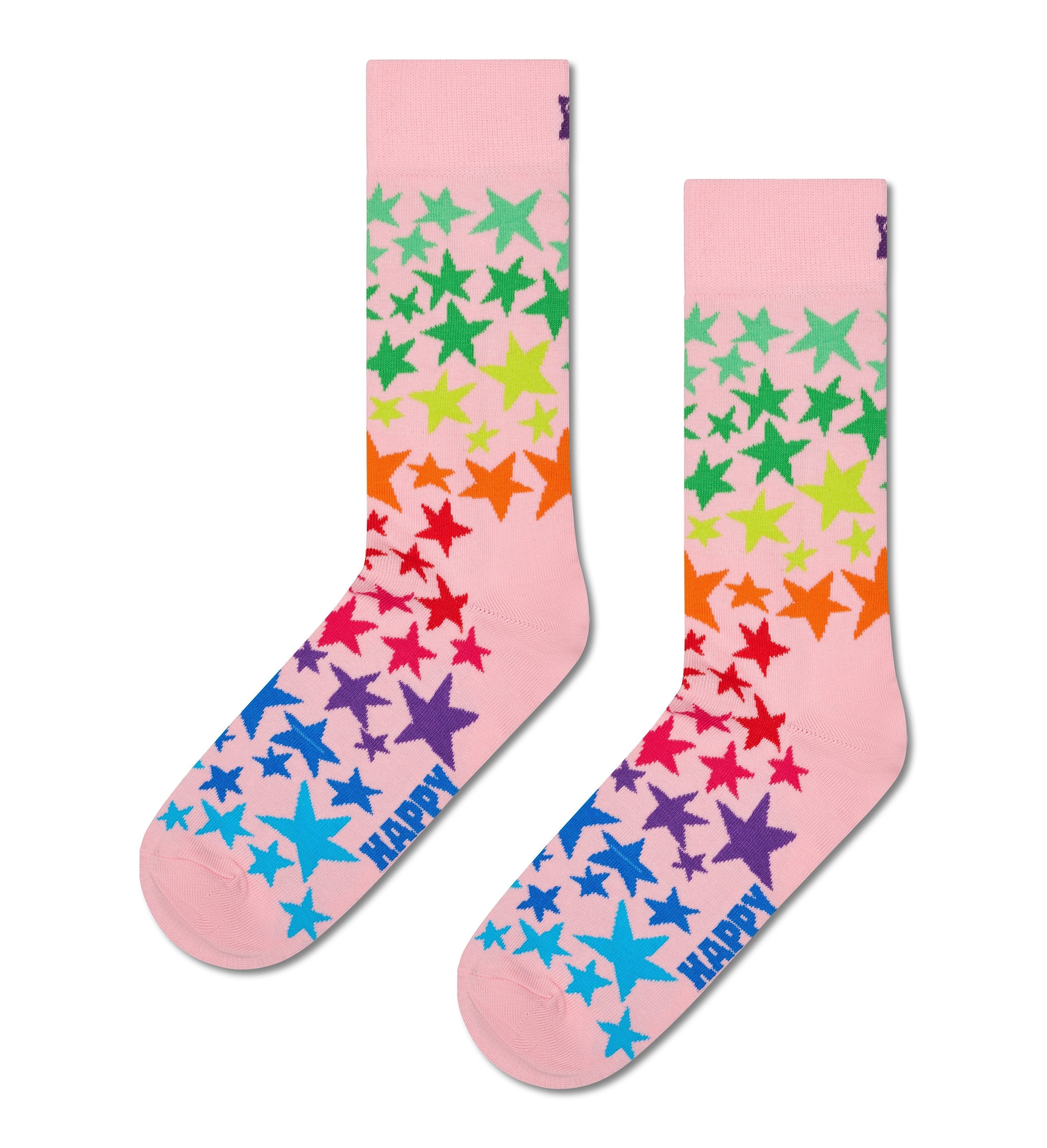 Crew length socks (star cluster)