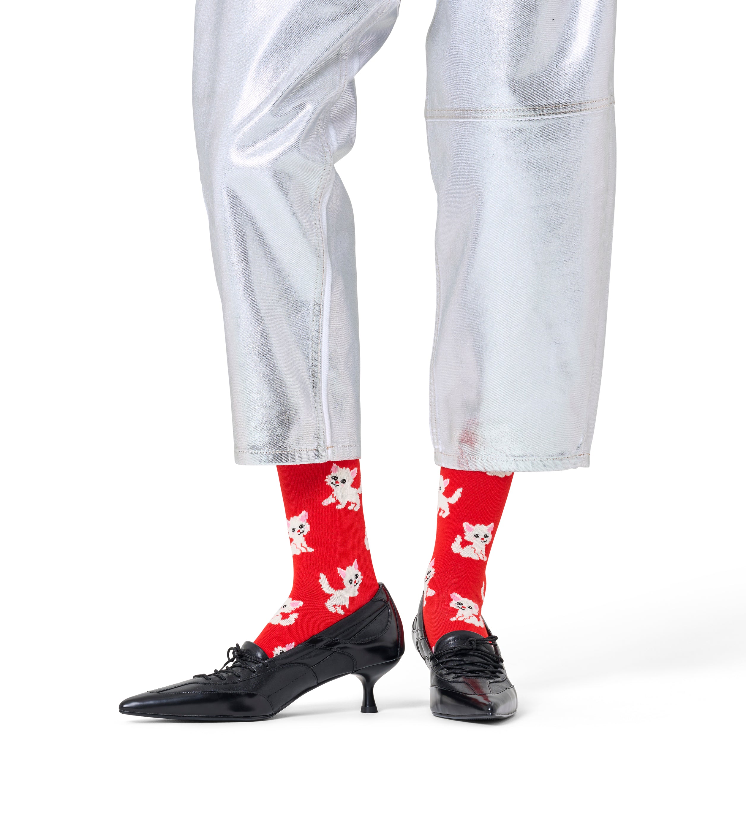 Crew length socks (kitten)
