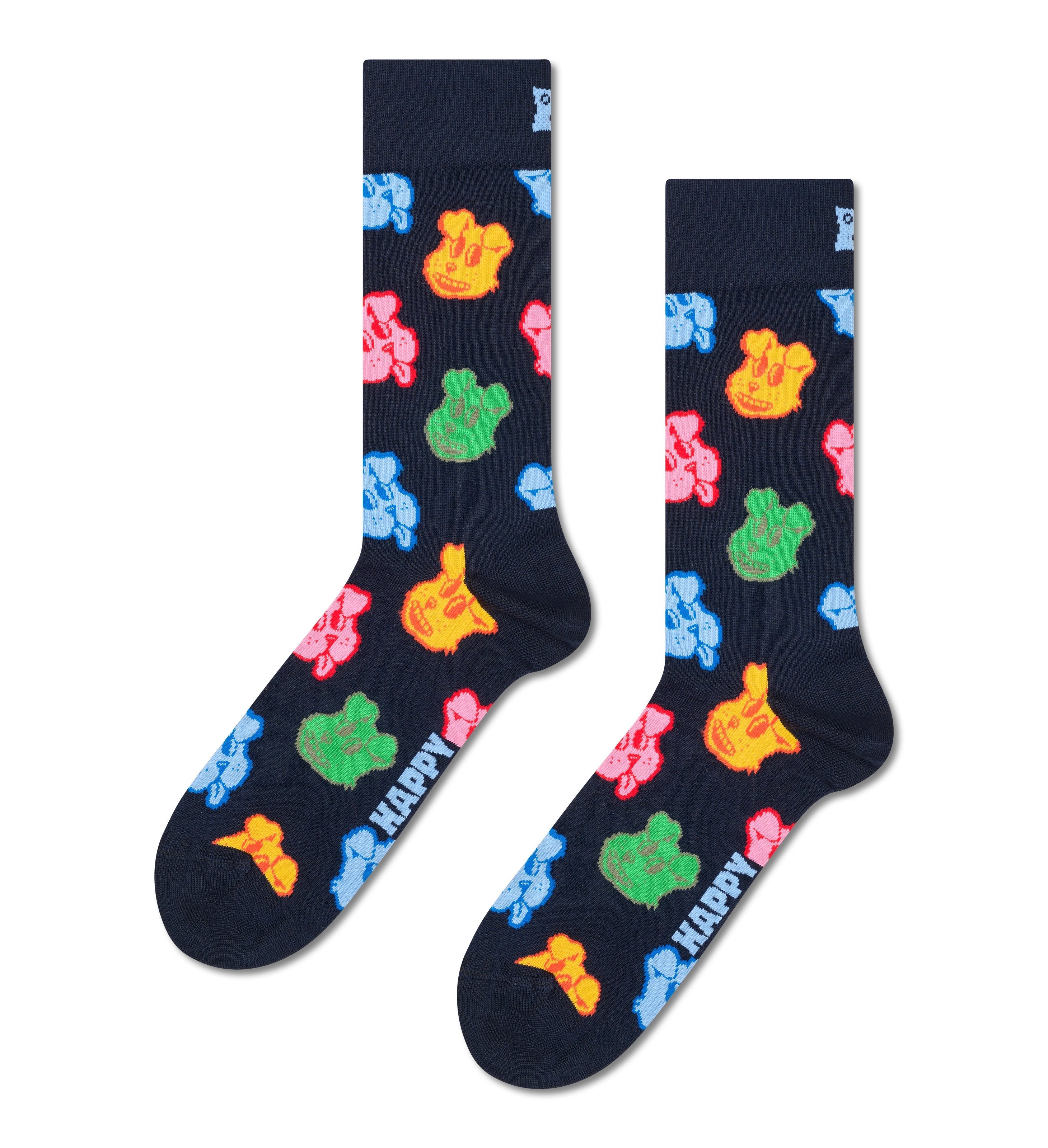 クルー丈 ソックス（ドッグ） – Happy Socks