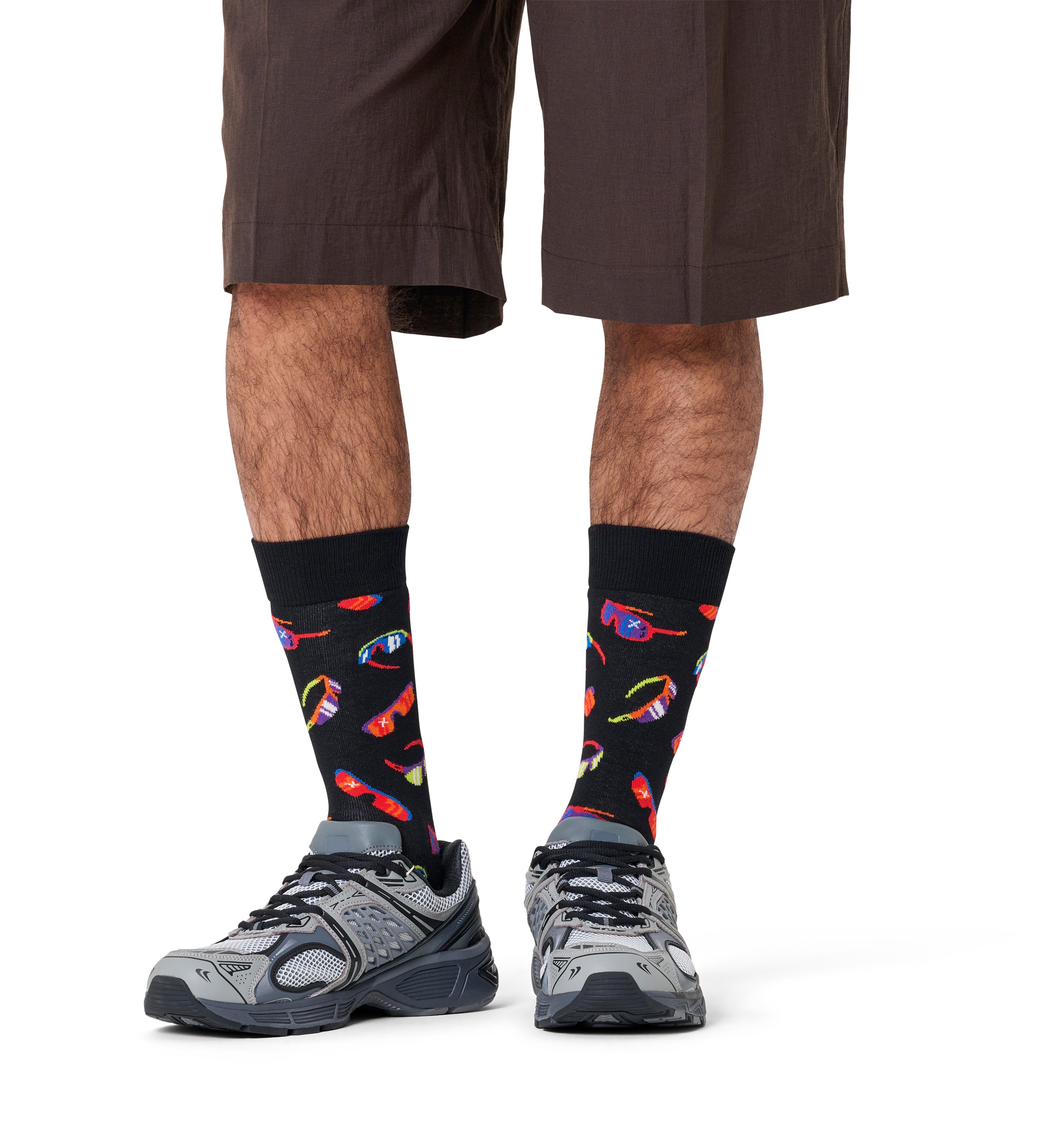Crew length socks (sunglasses)