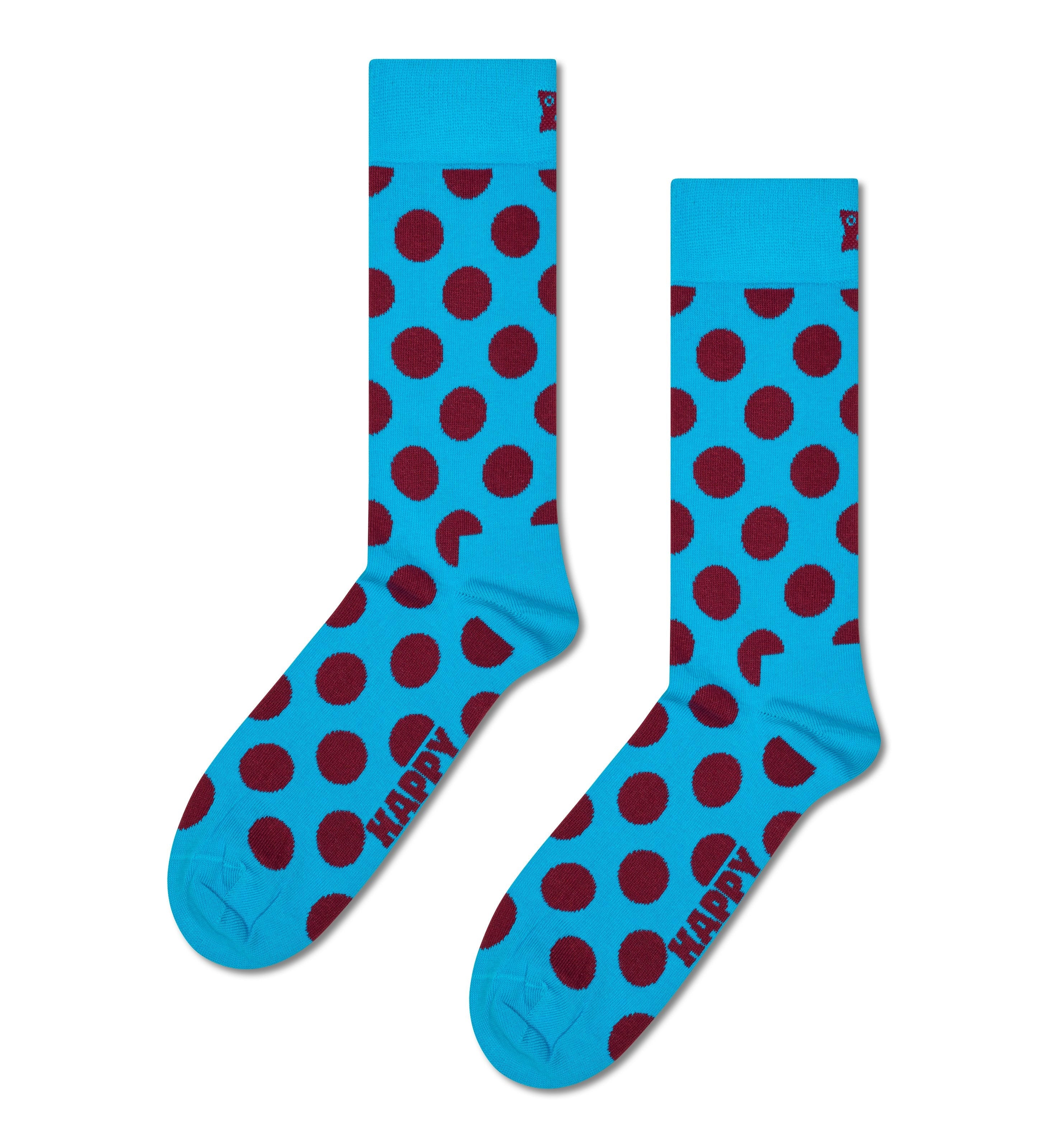Crew length socks (big dots)