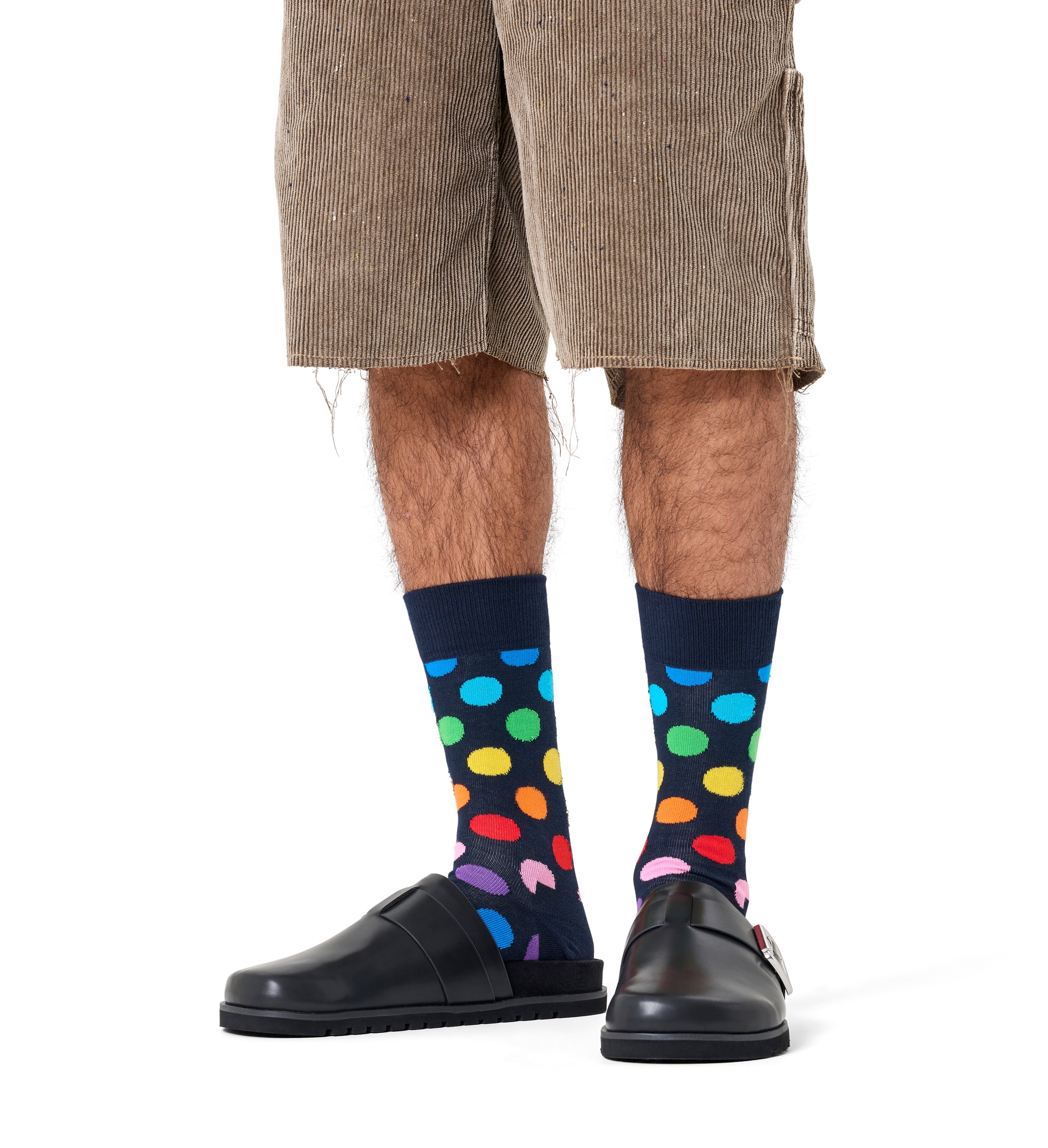 クルー丈 ソックス（ビッグドット） – Happy Socks