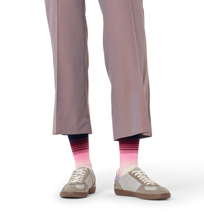 Crew length socks (gradient stripe)